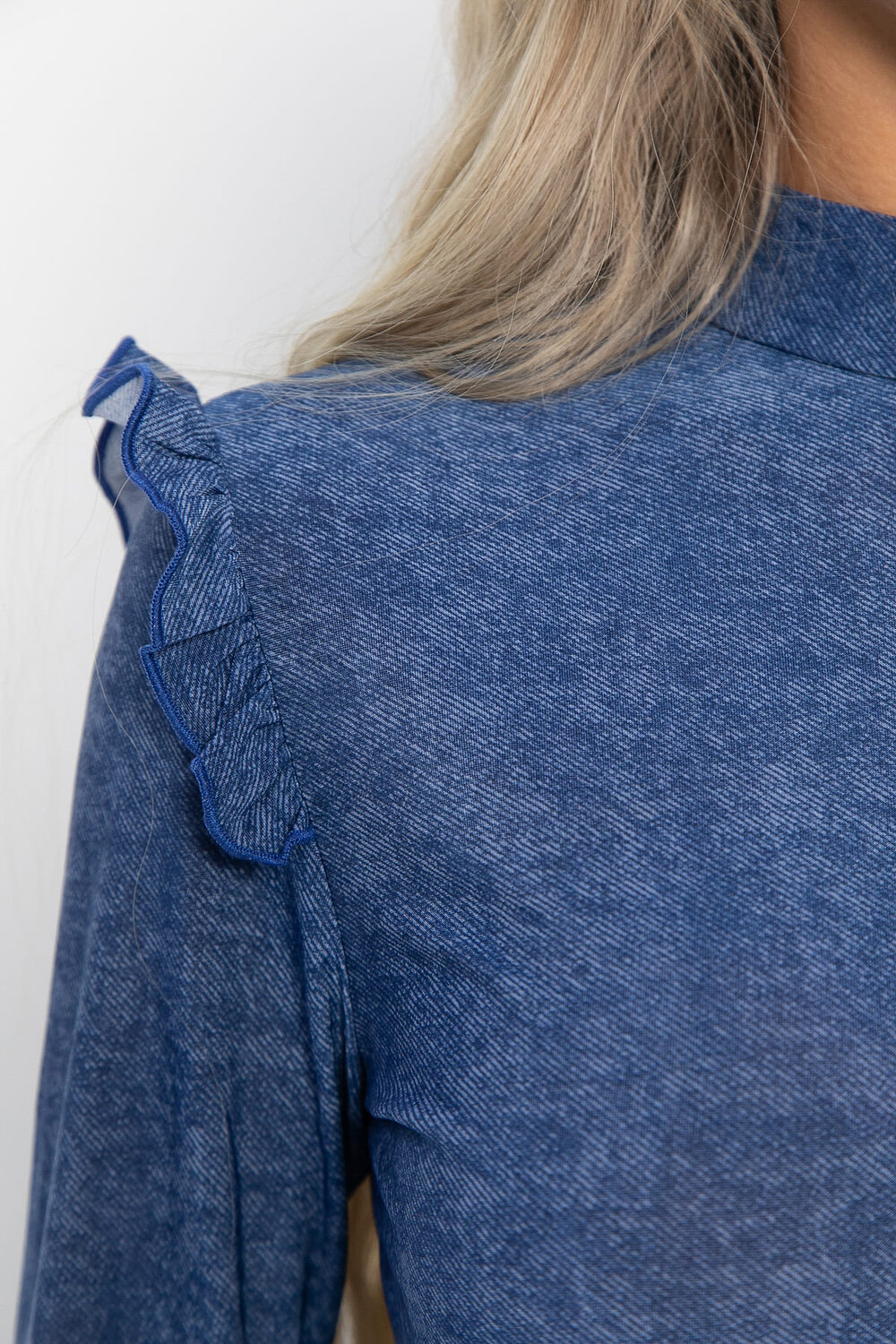 LT Collection Блуза 583734 Б14994-50М синий