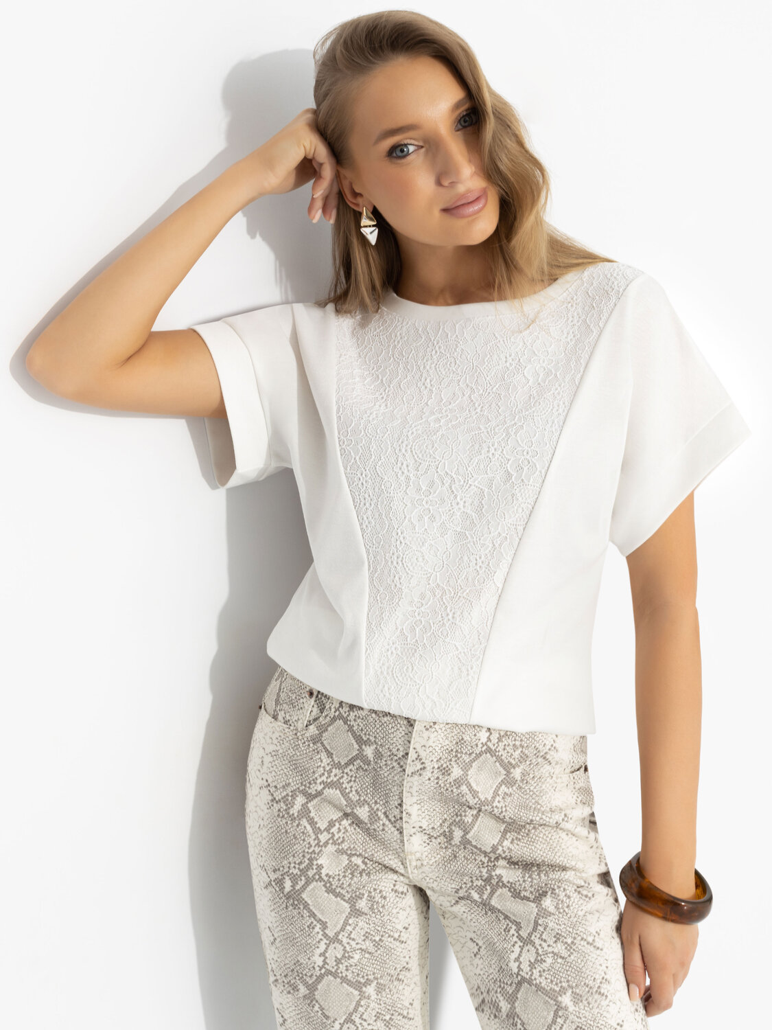 CHARUTTI Футболка 583741 12659 Молочный