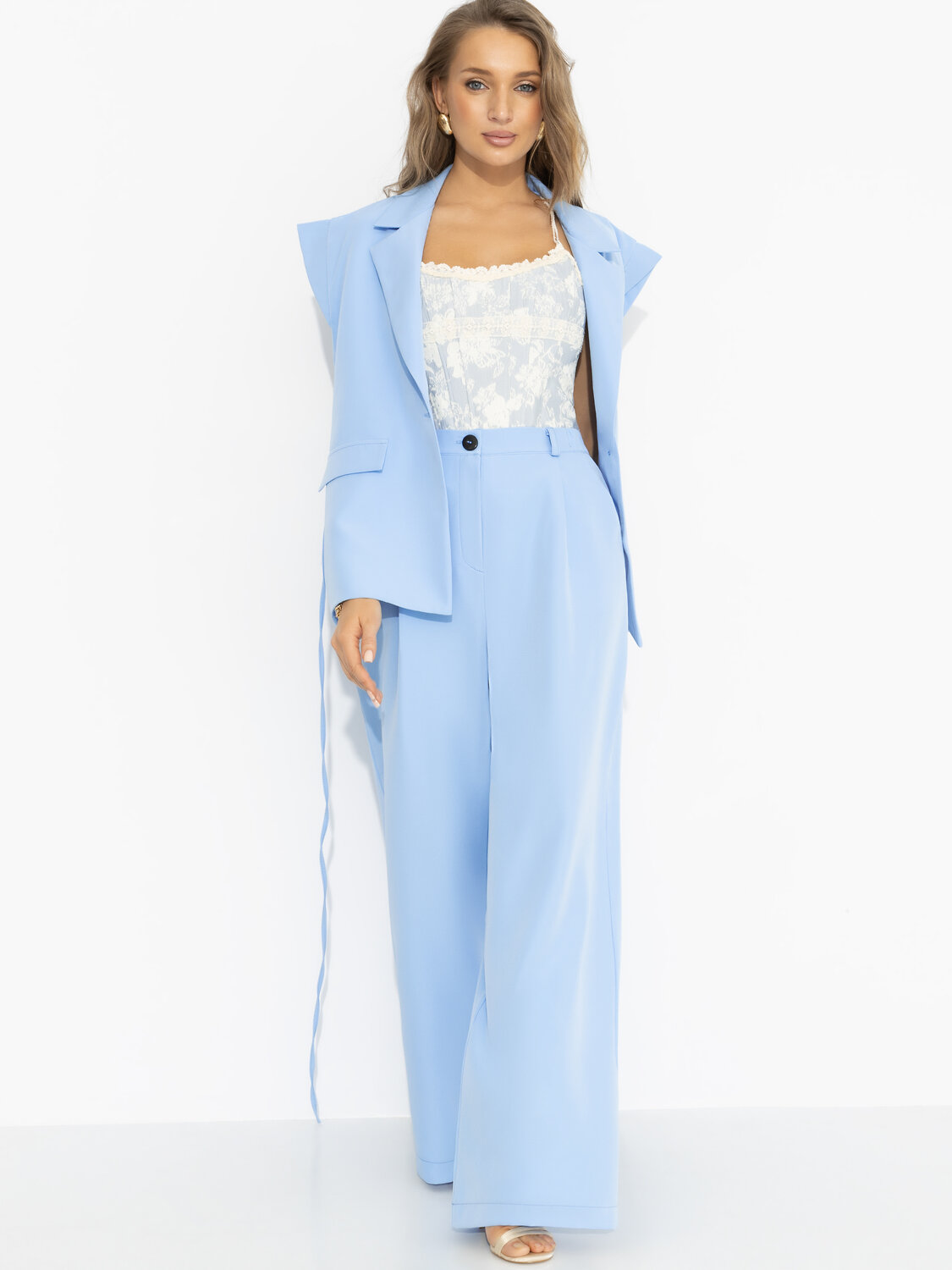 CHARUTTI Брюки 583762 12672 Голубой