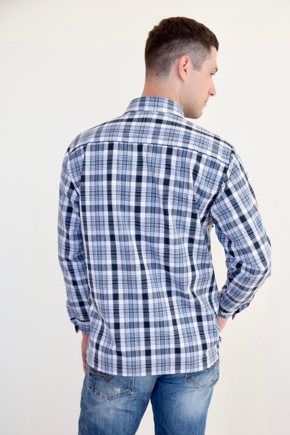 Lika Dress Рубашка 583766 7521 Черный/голубой