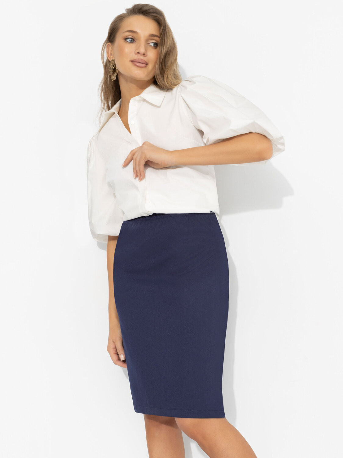 CHARUTTI Юбка 583768 12633 Синий