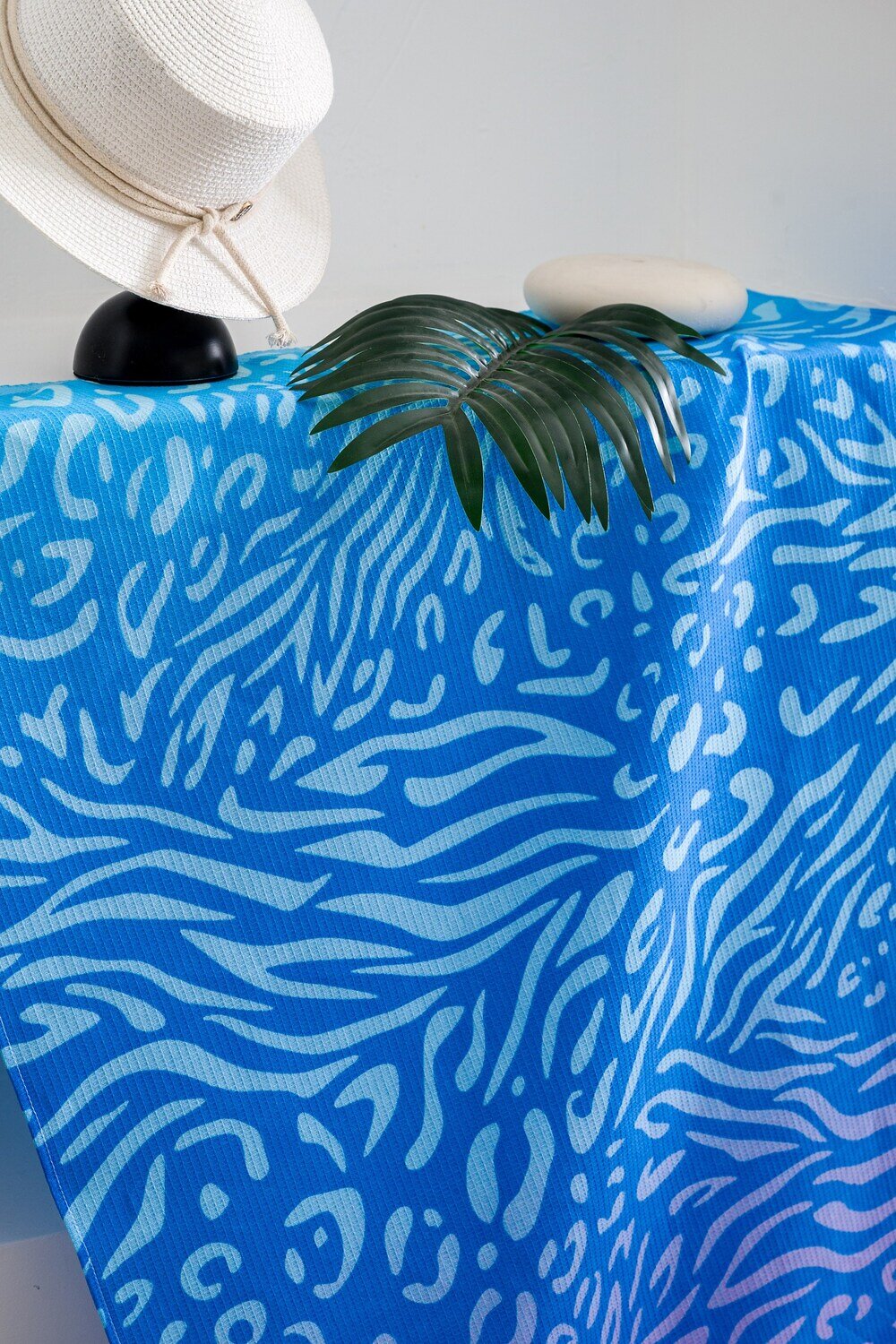 Натали Полотенце 583772 Полотенце пляжное Морской прибой синий