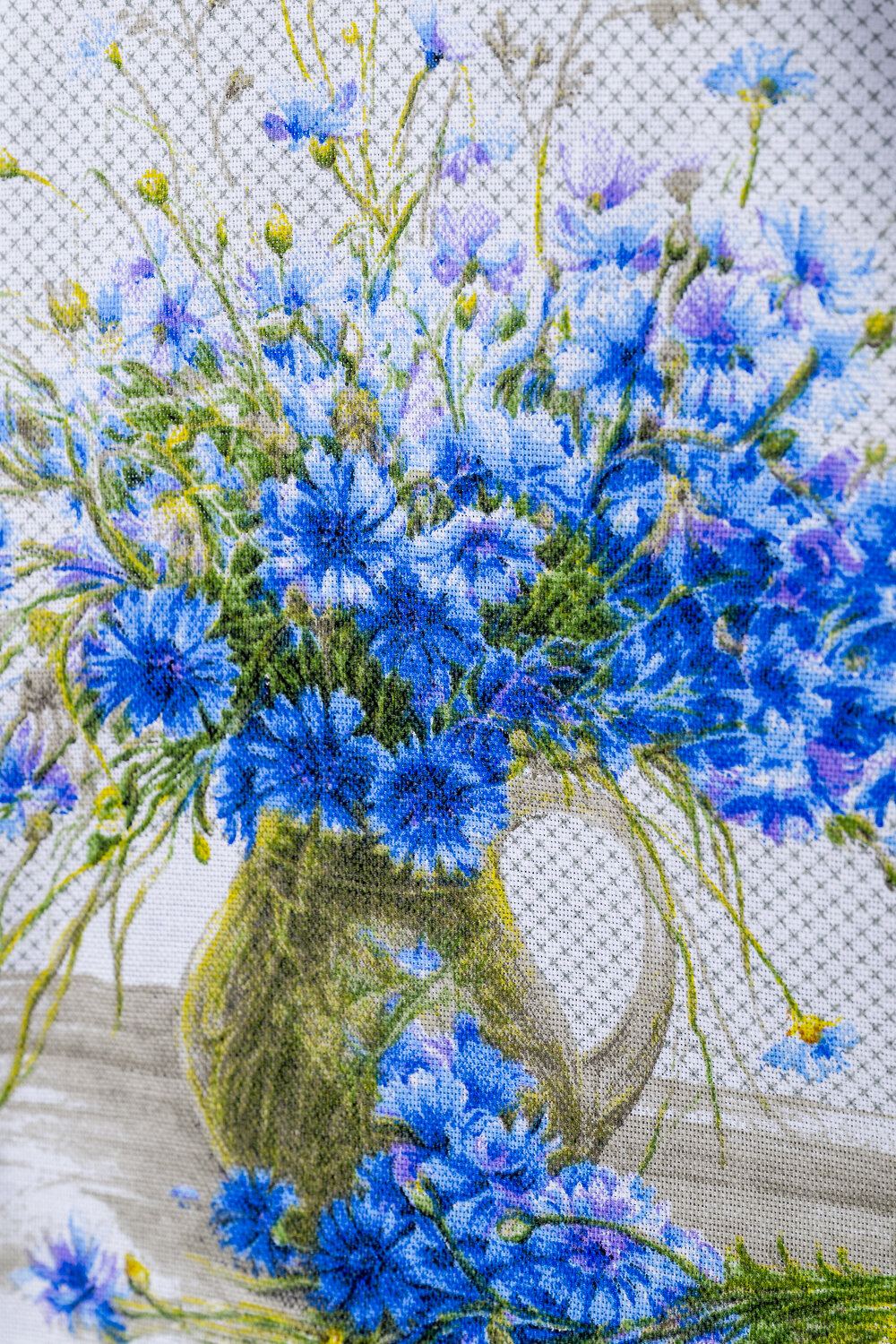 Натали Полотенце 583774 Набор полотенец Полевые цветы серый