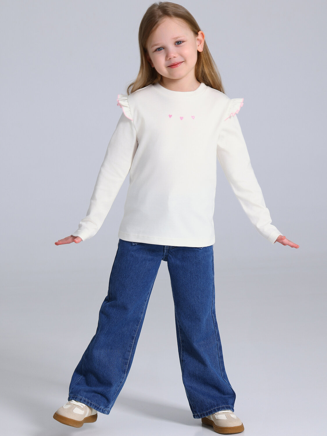 Апрель Лонгслив 583781 1ДДЛД4952067 сливки