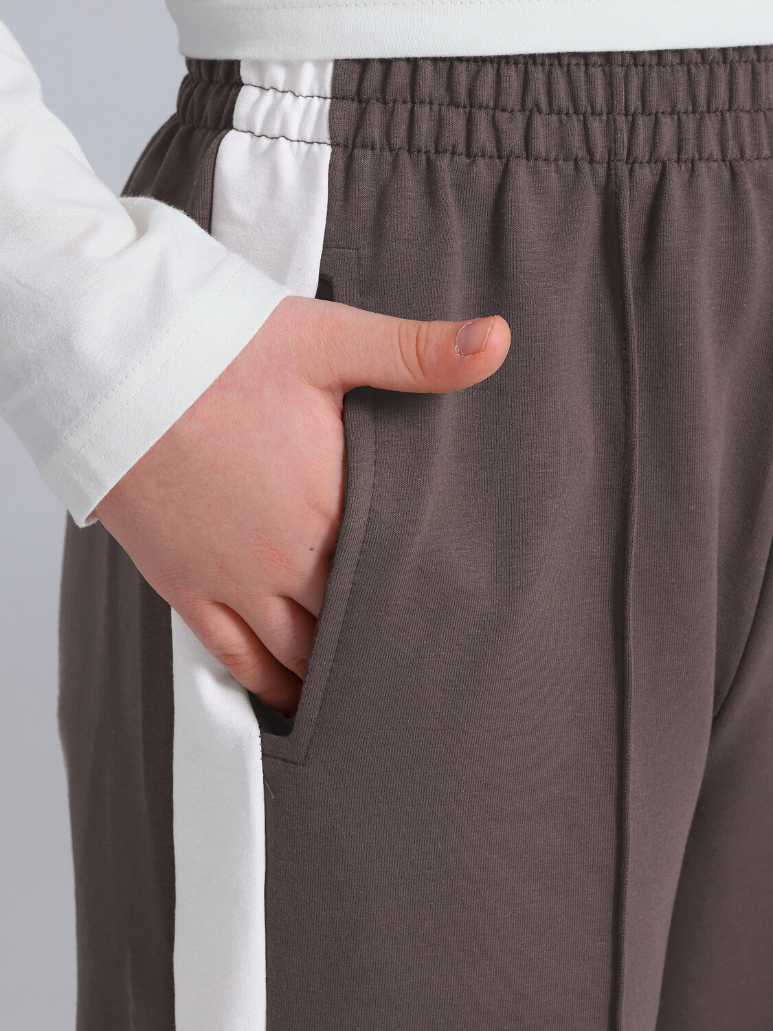 Апрель Брюки 583784 1ПББ4931139 светло-коричневый+сливки