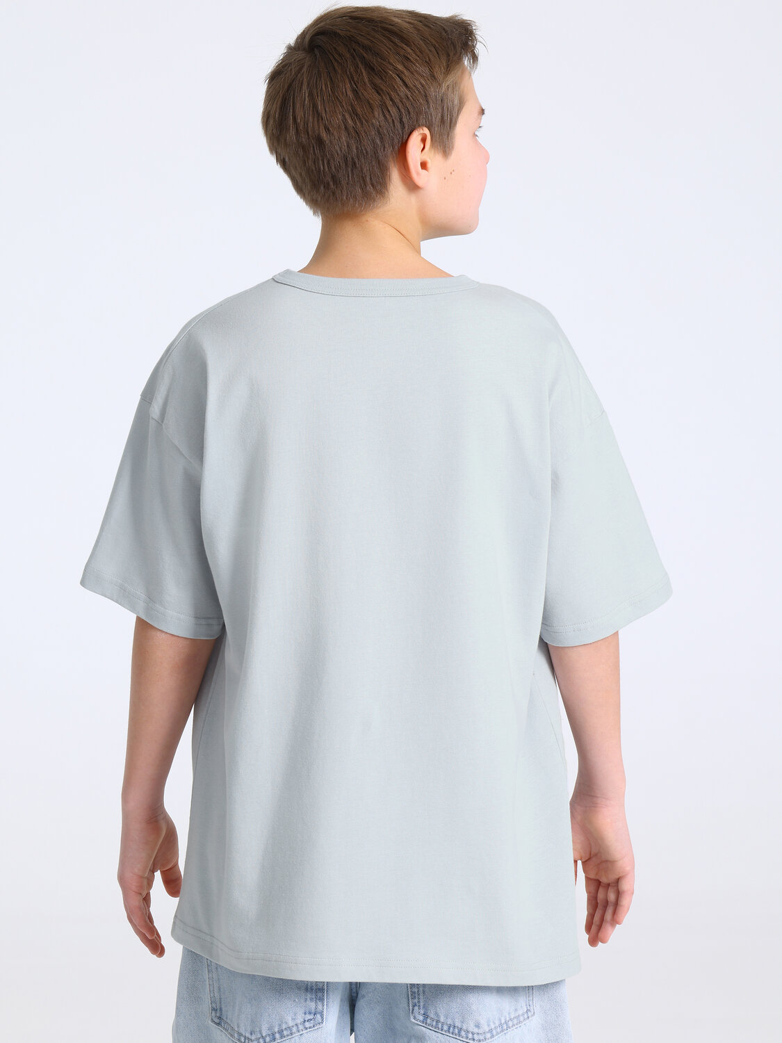 Апрель Футболка 583787 1ПДФК5011001 светло-серый