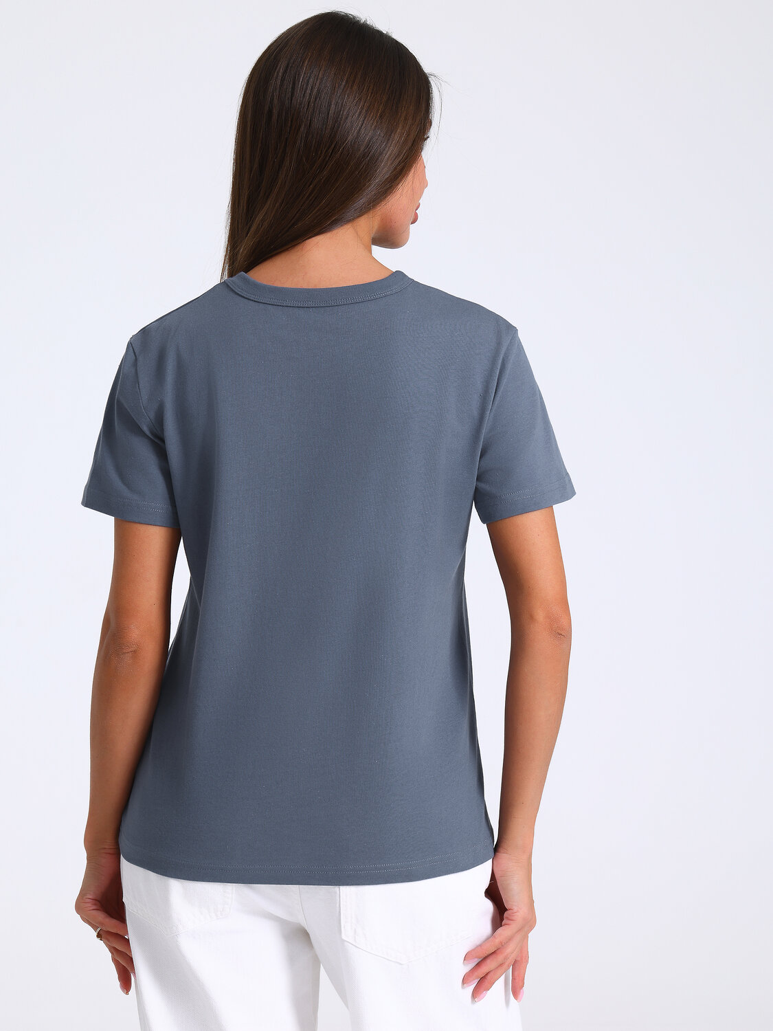 Апрель Футболка 583789 1ЖДФК2657001 темно-серый