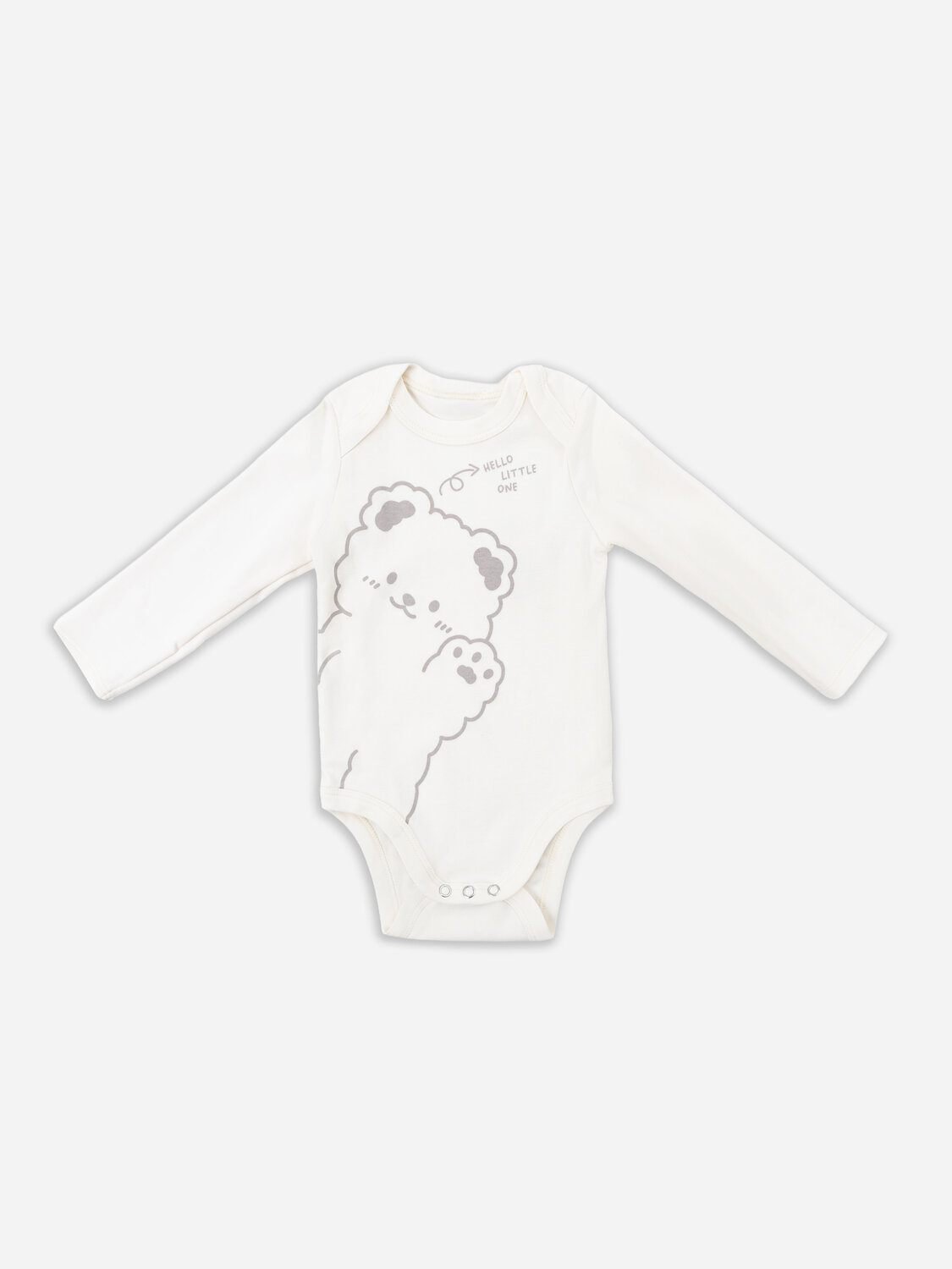 MARK FORMELLE Боди детское 583819 13016-3 молочный +серо-коричневый +бежевый +печать