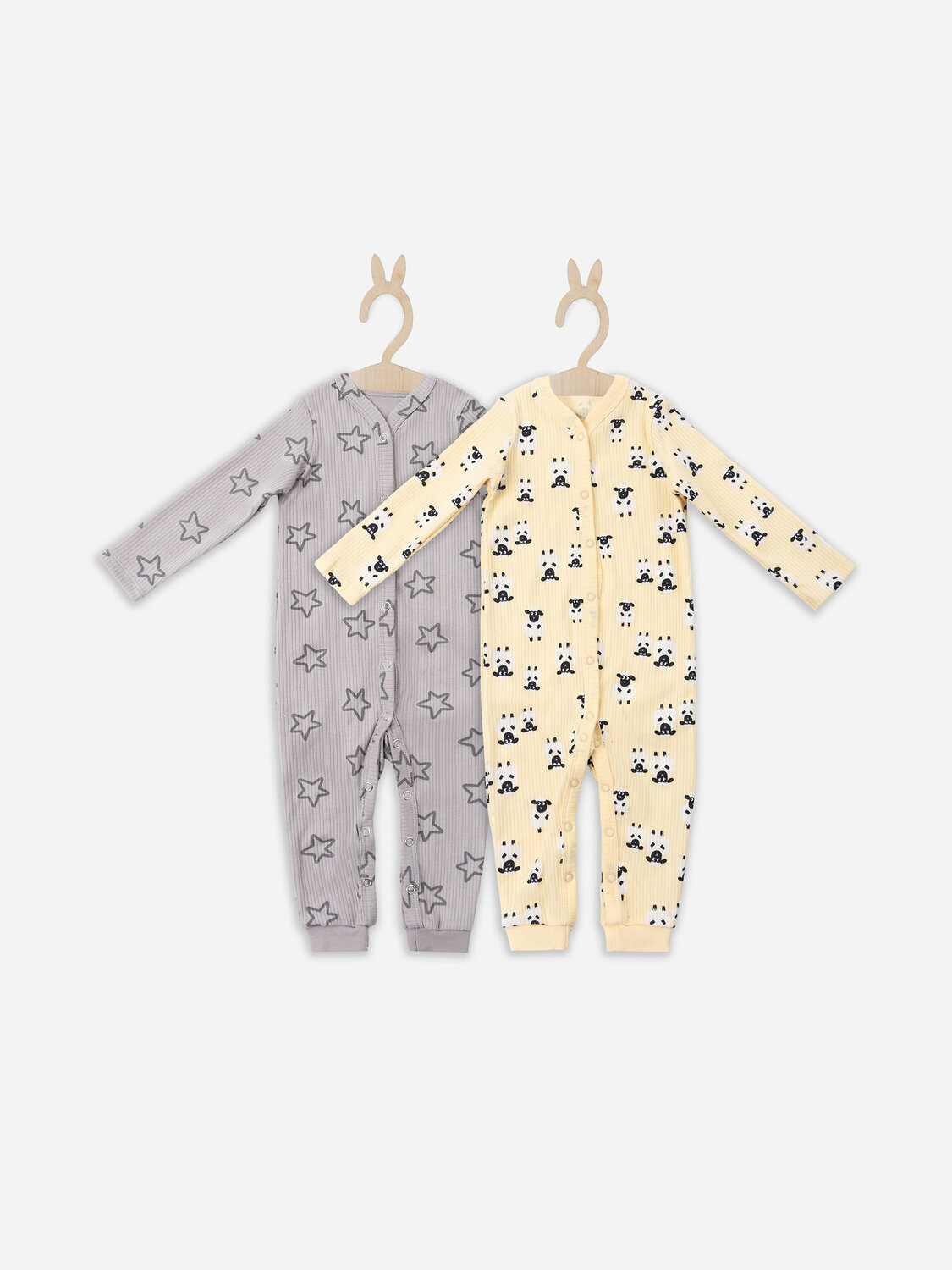 MARK FORMELLE Комбинезон 583849 14012-2 барашки на абрикосовом +звездочки на сером