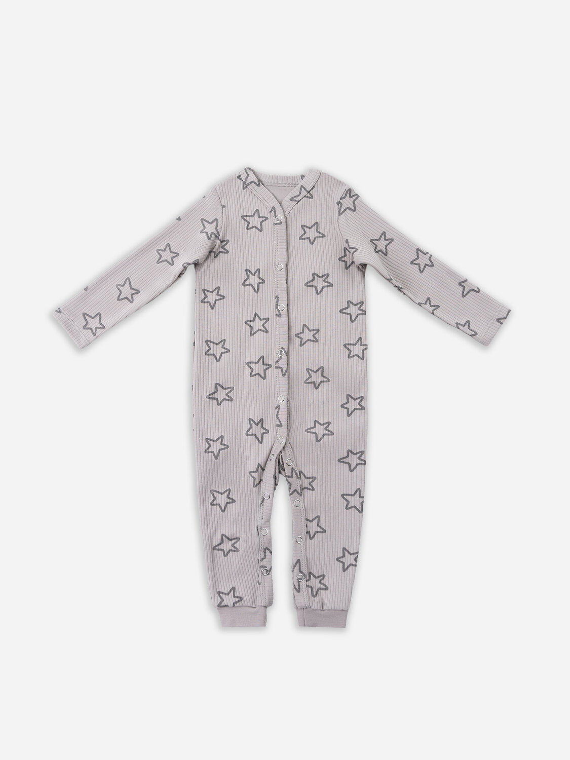 MARK FORMELLE Комбинезон 583849 14012-2 барашки на абрикосовом +звездочки на сером