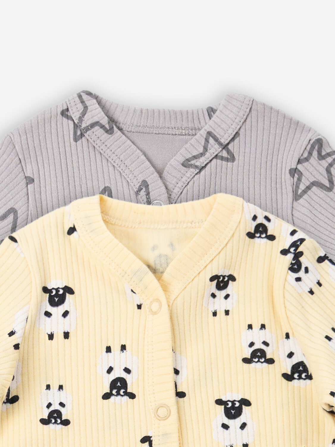 MARK FORMELLE Комбинезон 583849 14012-2 барашки на абрикосовом +звездочки на сером