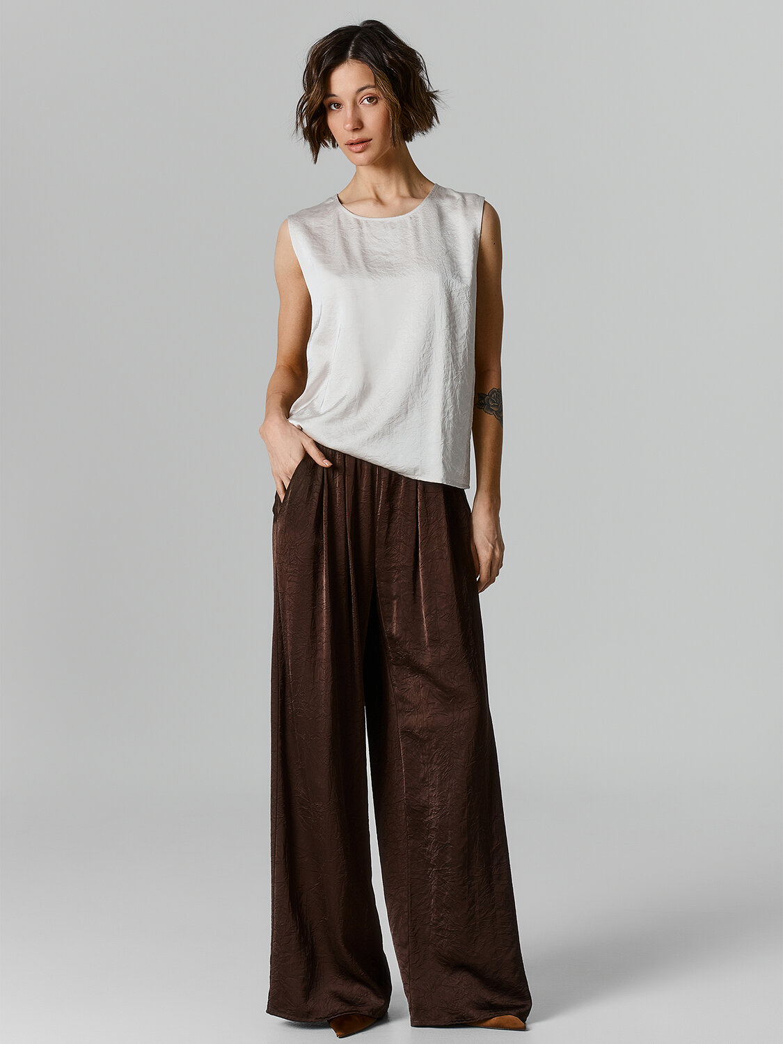 MARK FORMELLE Брюки 583862 182571 шоколадное мартини