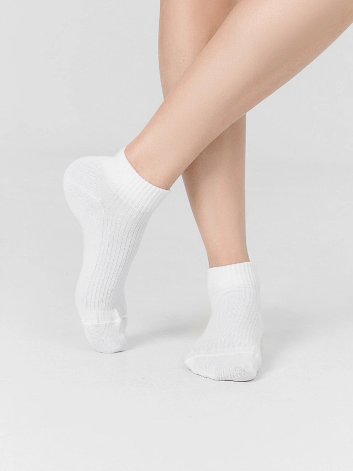 MARK FORMELLE Женские носки 583908 366A-1516 белый /св.сер.мел /сер.меланж/