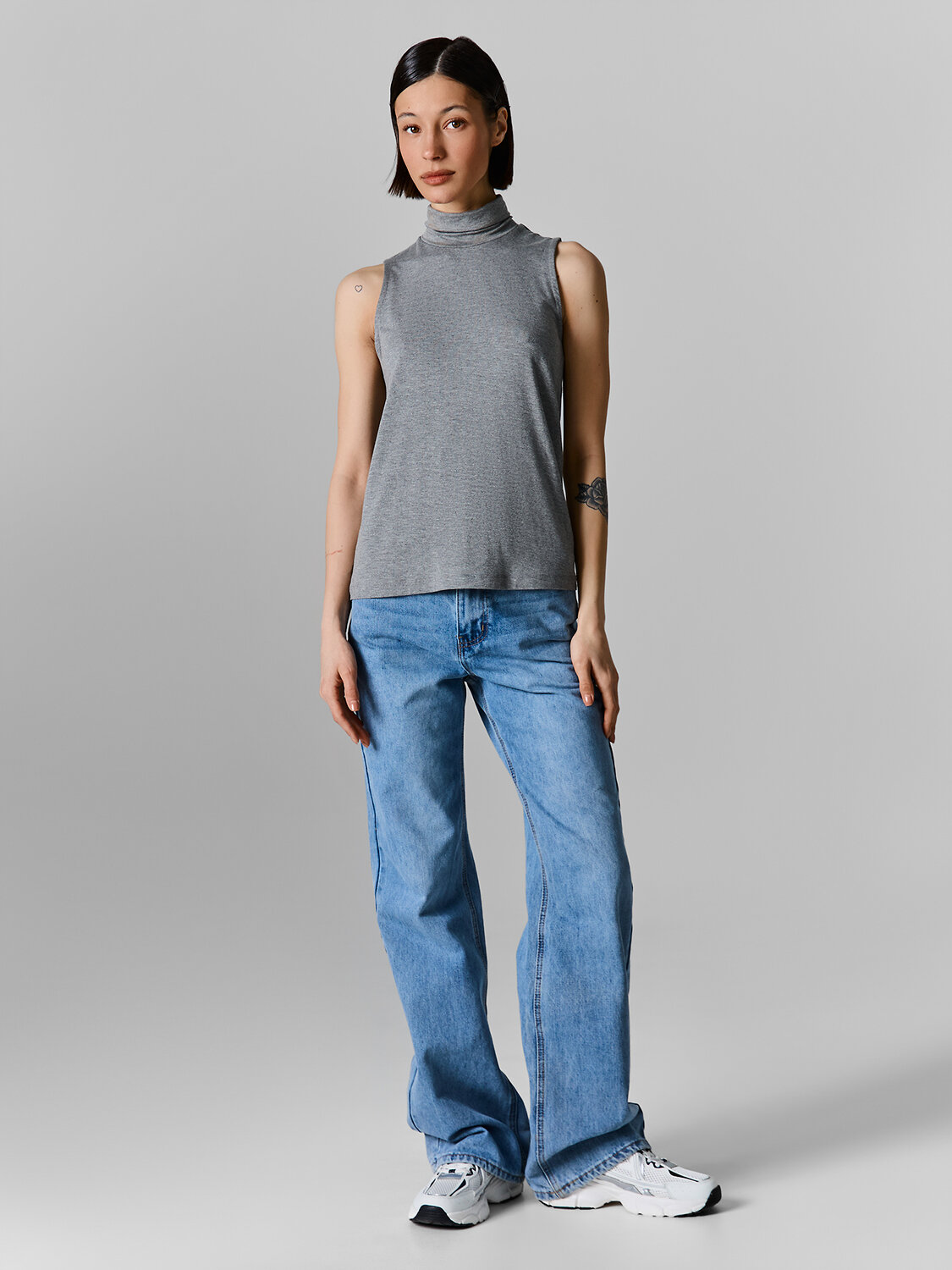 MARK FORMELLE Блуза 583911 112780 серый меланж