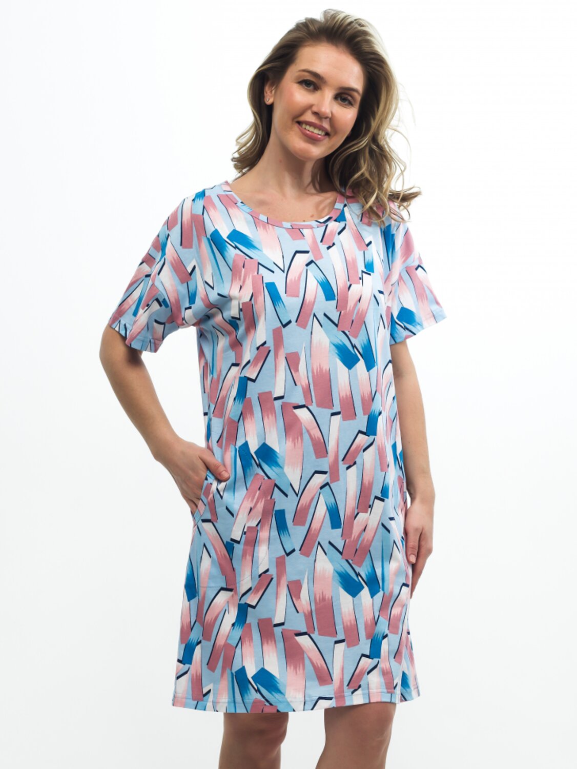 Binita Туника 583934 388-15 розово-голубой