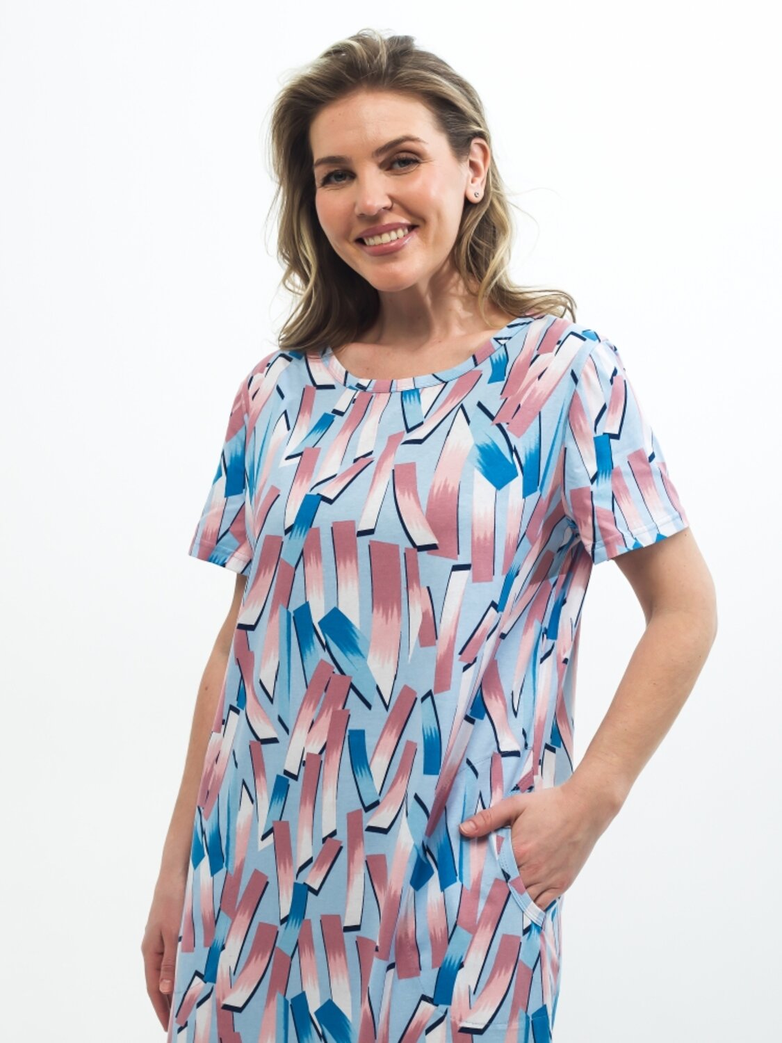 Binita Туника 583941 1227-4 розово-голубой