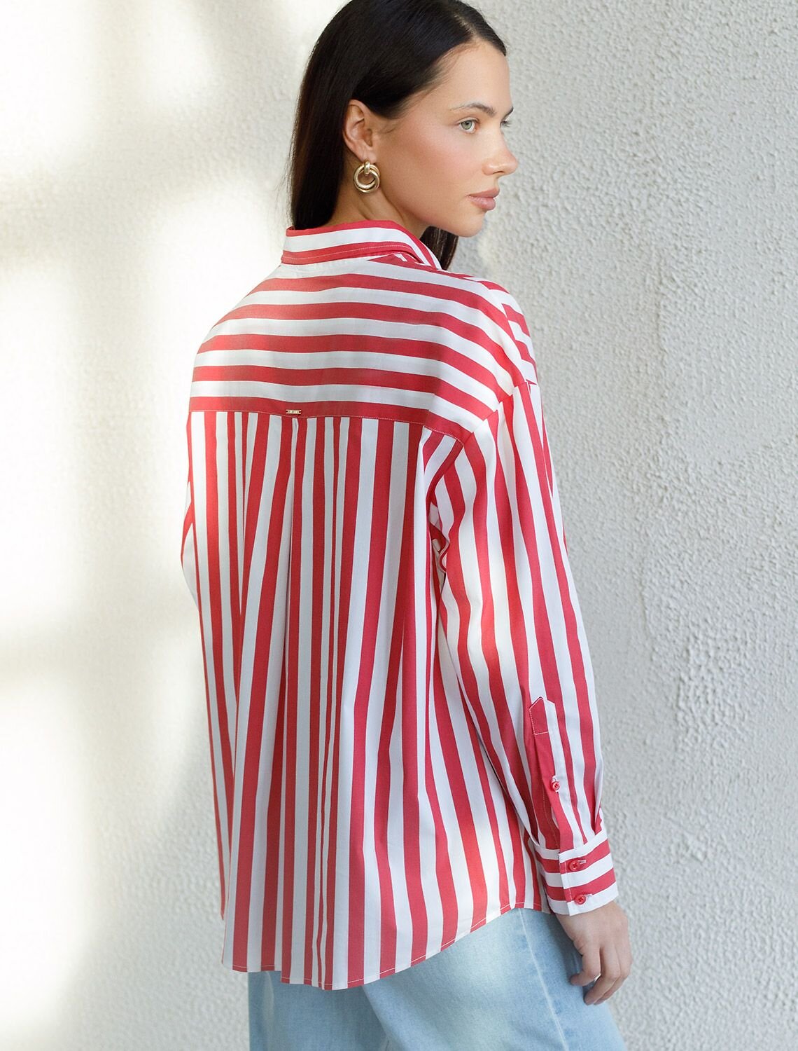 VILATTE Блузка 583946 D29.271 белый-красный