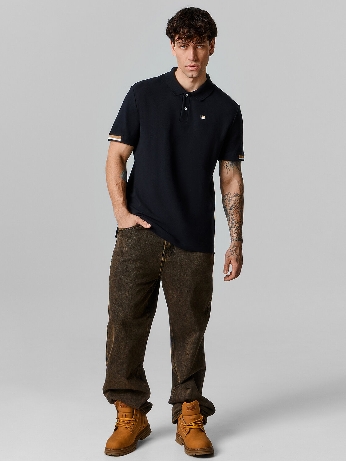 MARK FORMELLE Поло 583951 111953-1 черный +печать