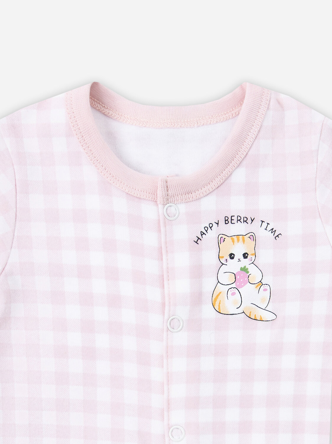 MARK FORMELLE Полукомбинезон 583953 13021 розовая клетка на белом