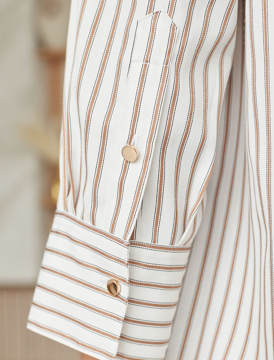 VILATTE Блузка 583955 D29.306 молочный-карамельный