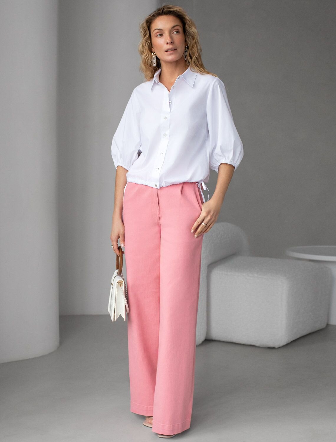 VILATTE Блузка 583957 D29.312 белый