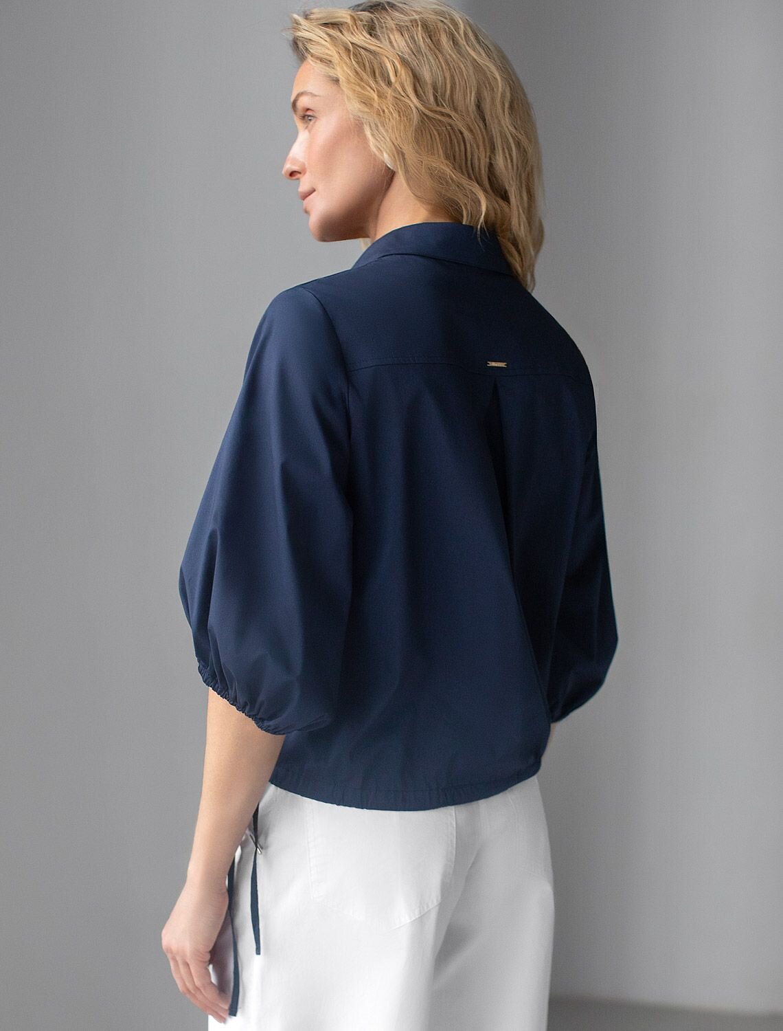 VILATTE Блузка 583962 D29.312 темно-синий