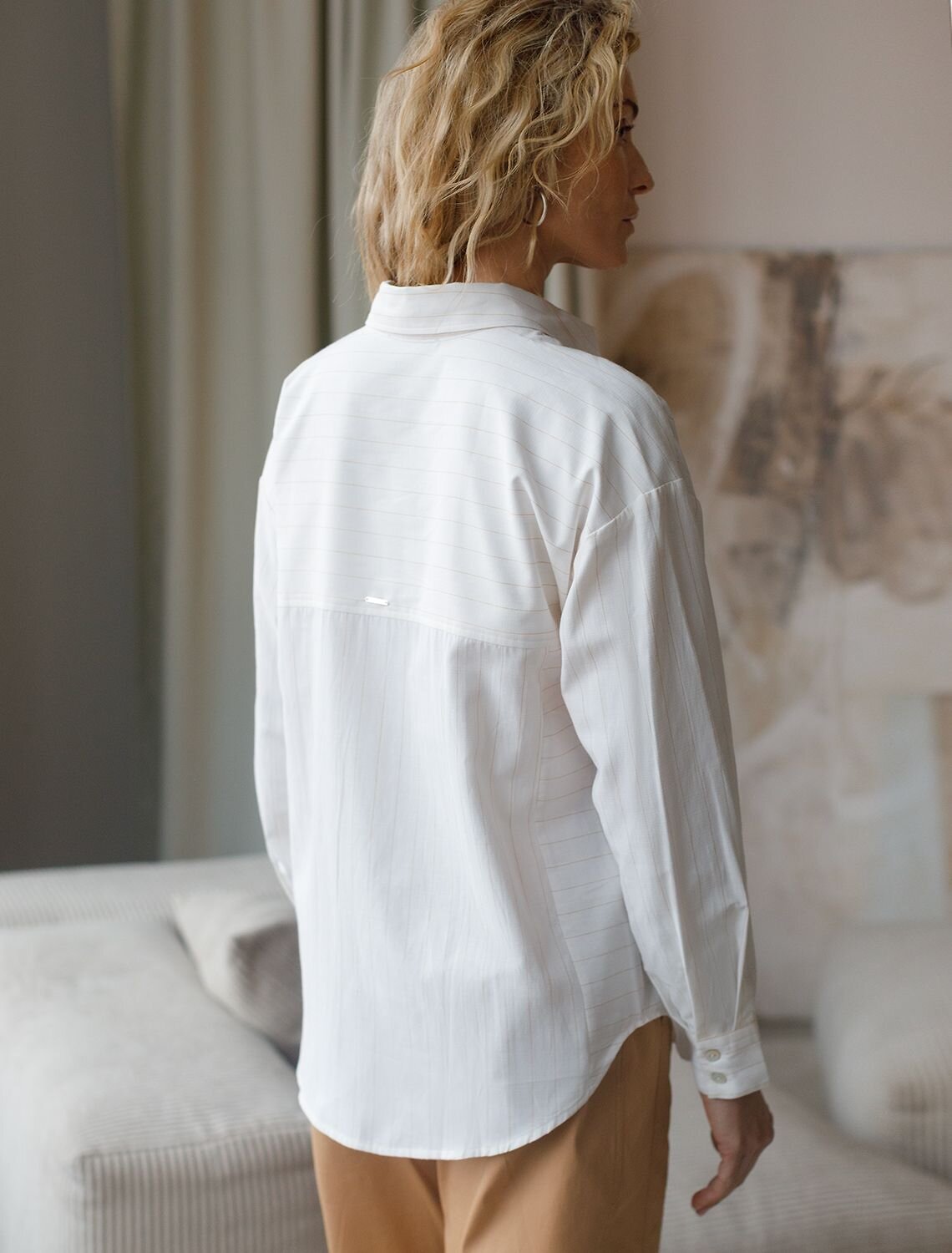 VILATTE Блузка 583965 D29.316 молочный-бежевый