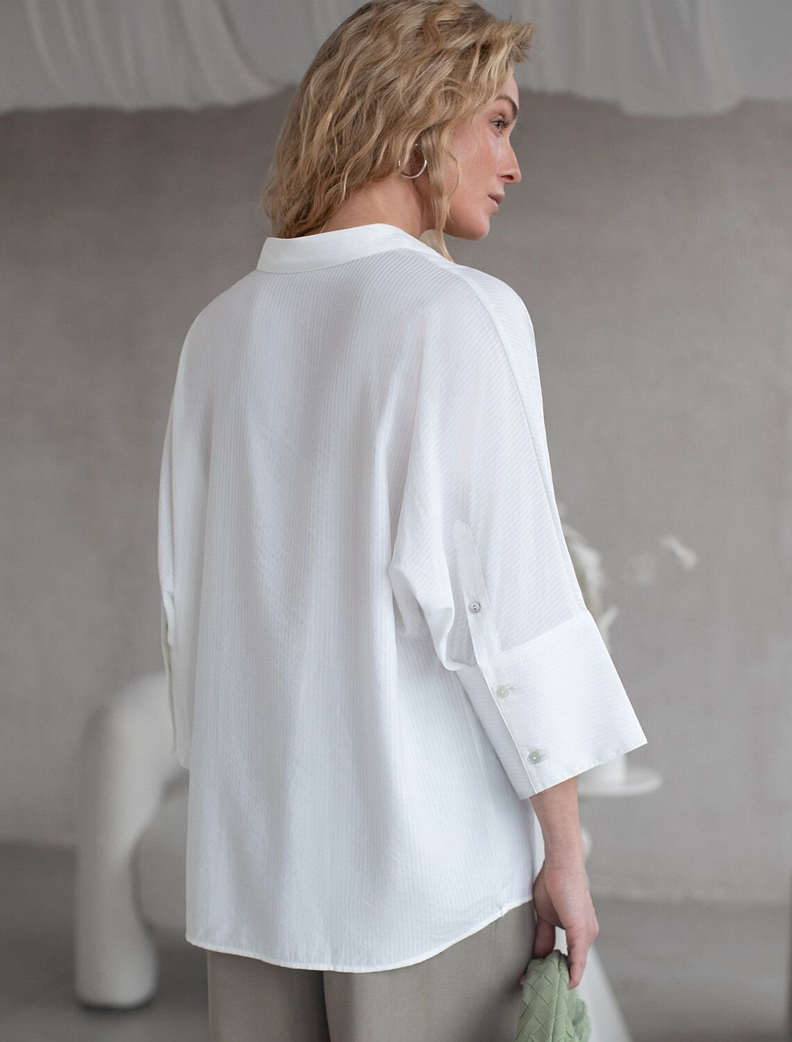 VILATTE Блузка 583966 D29.323 белый