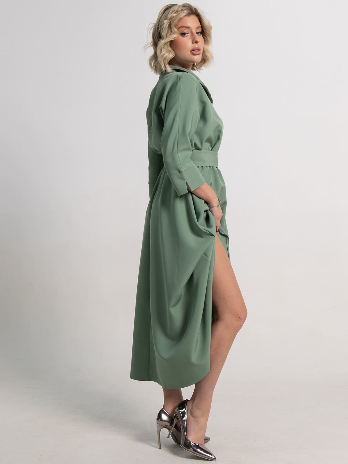 LT Collection Платье 583976 П15153-16М зеленый