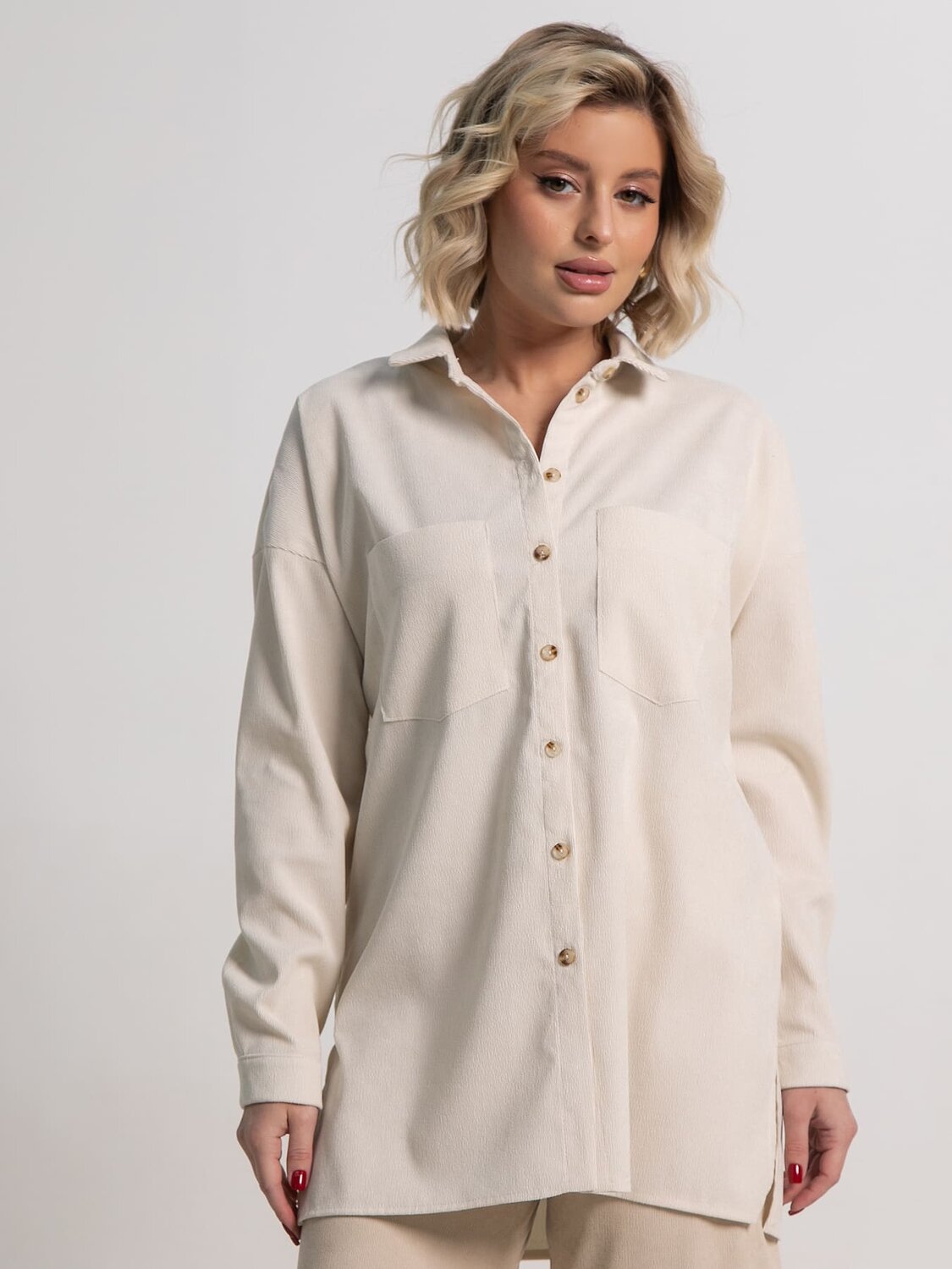 LT Collection Рубашка 583977 Б15181-10М молочный