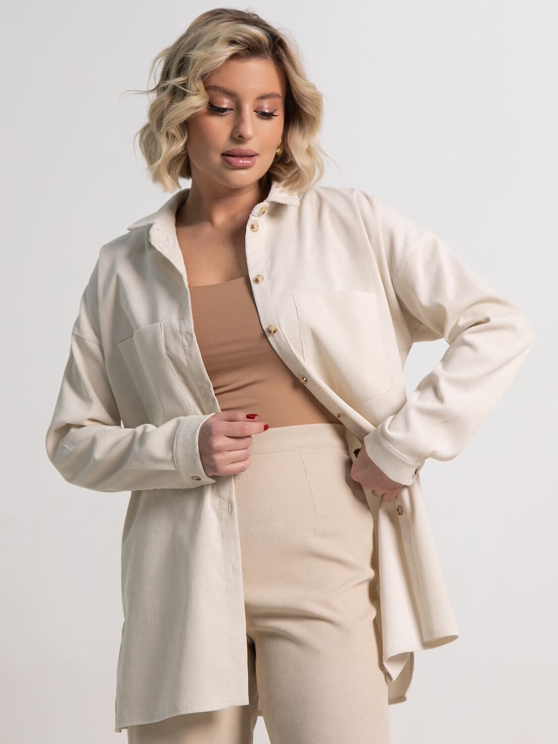 LT Collection Рубашка 583977 Б15181-10М молочный