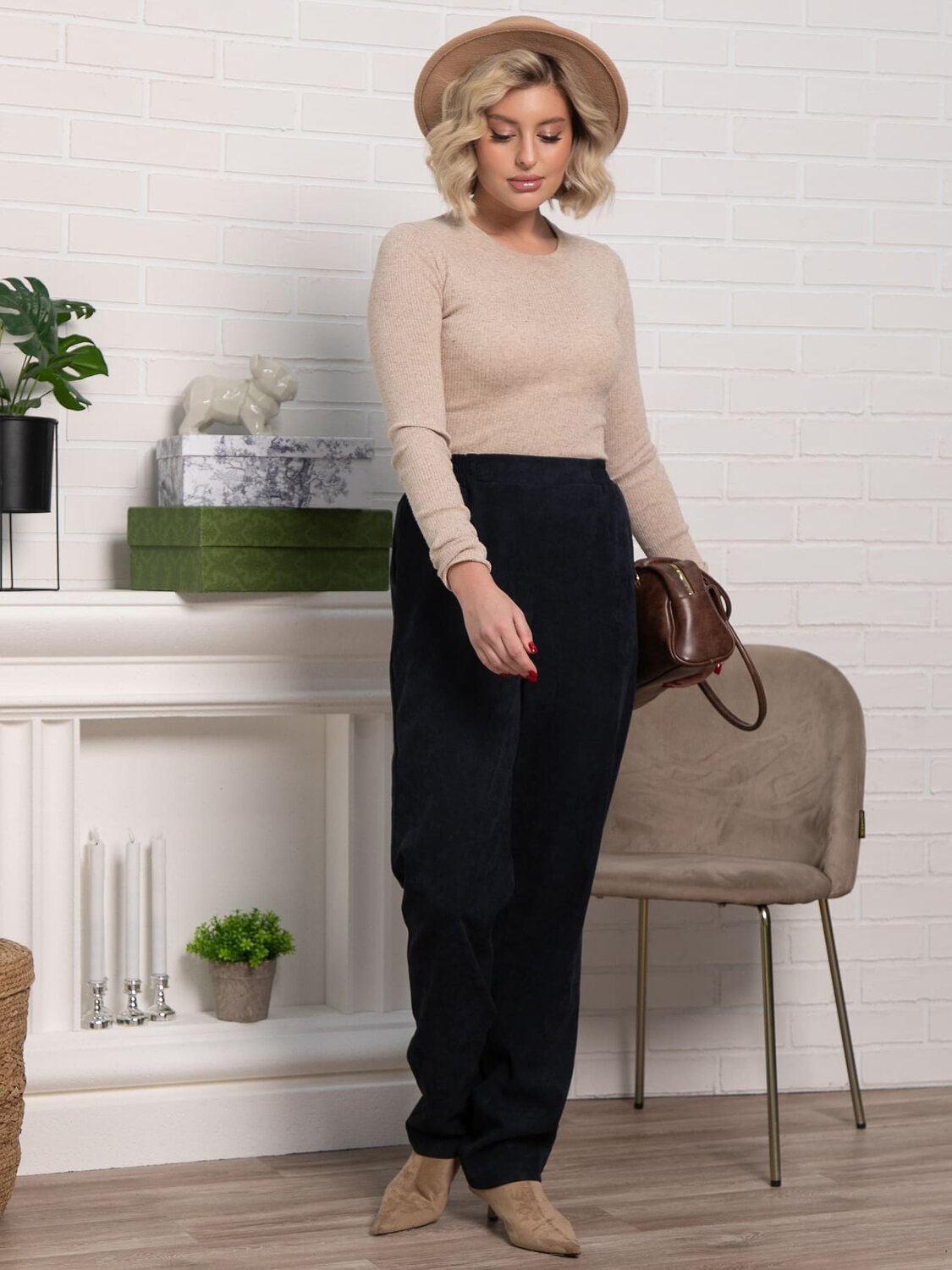 LT Collection Брюки 583978 Б15180-13М синий