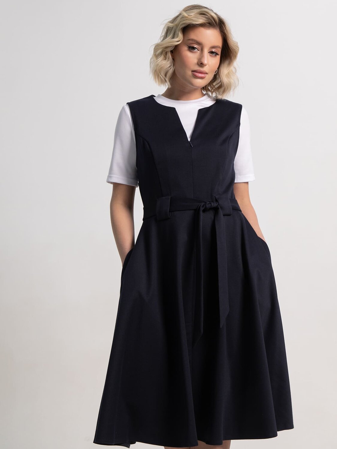 LT Collection Платье 583979 П15204-53М темно-синий