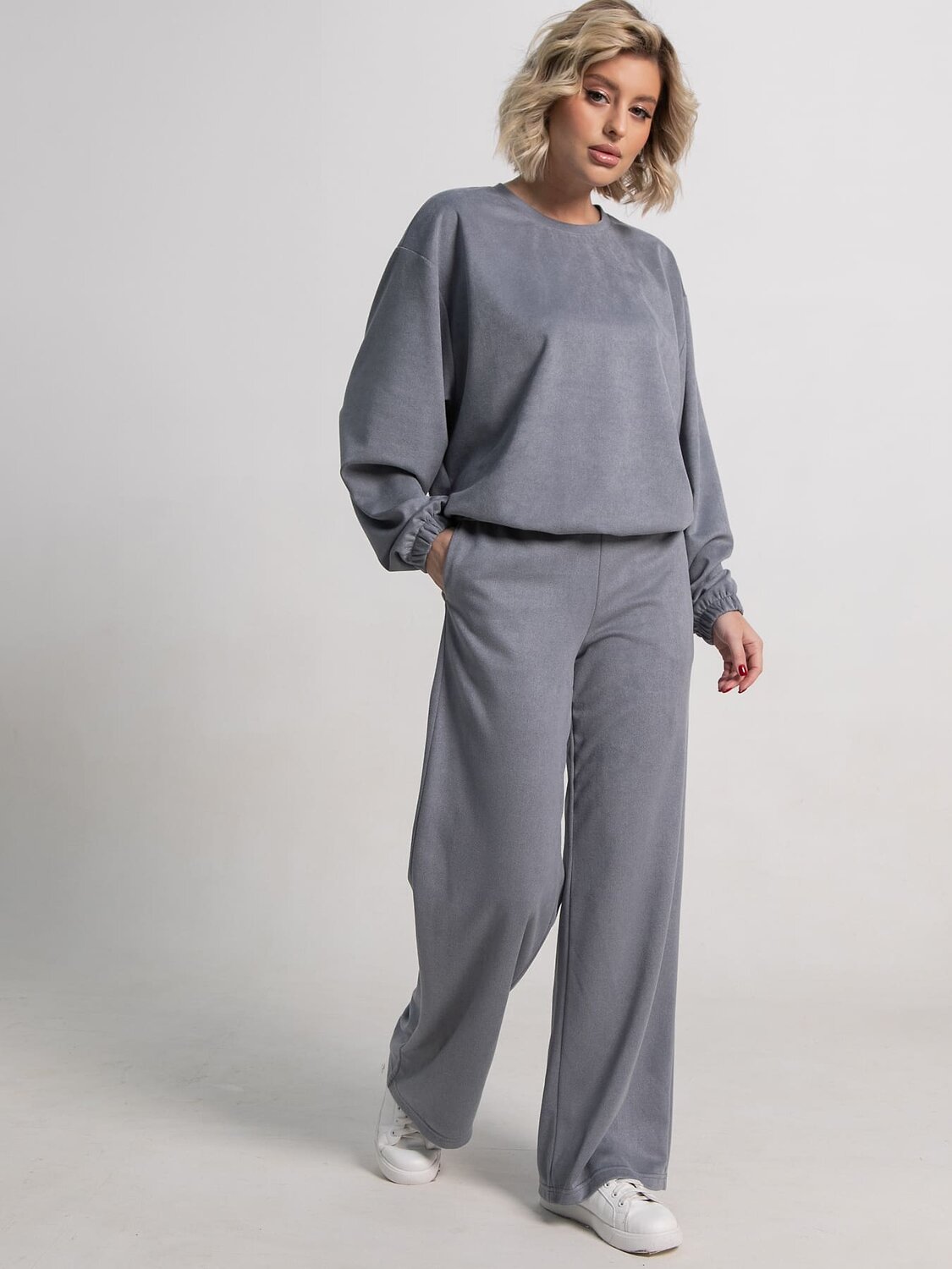 LT Collection Костюм 583981 К15228-21М серый