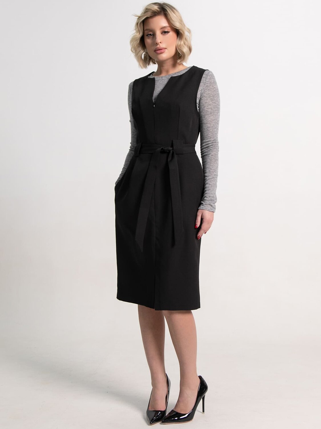 LT Collection Платье 583984 П15230-6М черный