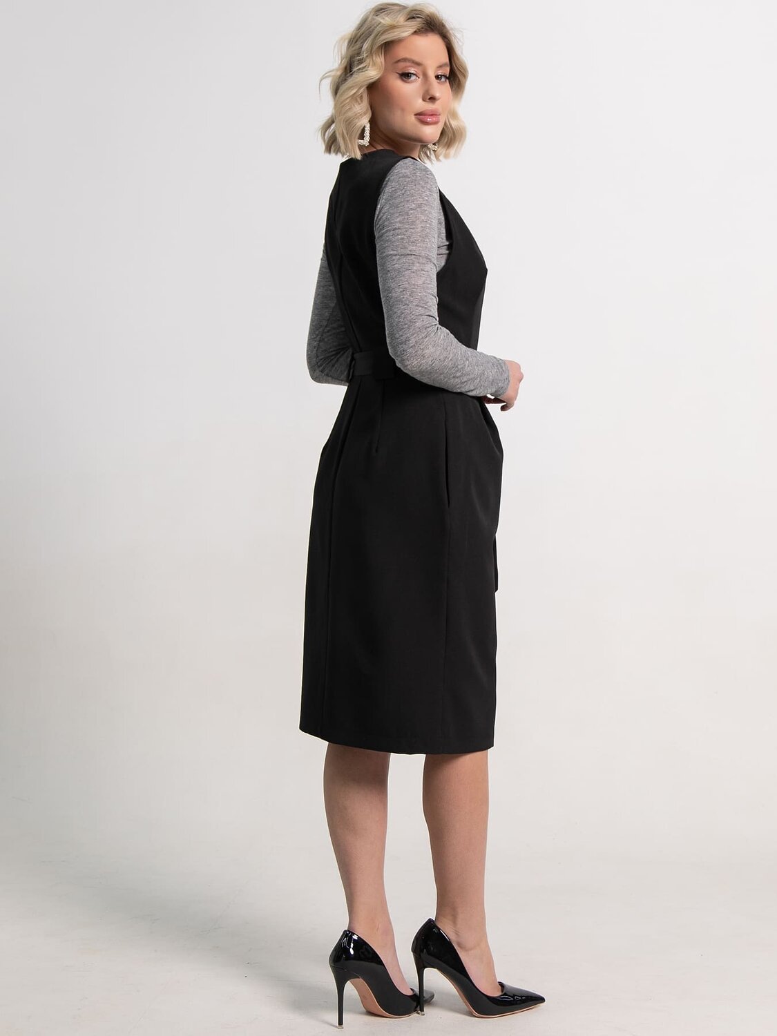 LT Collection Платье 583984 П15230-6М черный