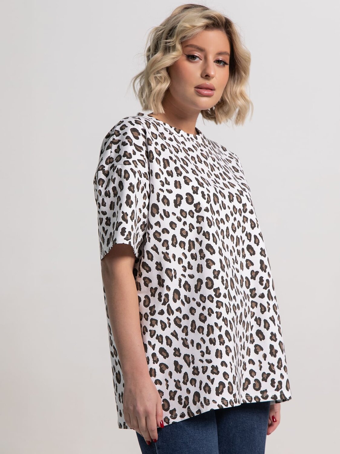 LT Collection Футболка 583991 Б15237-4М белый/коричневый