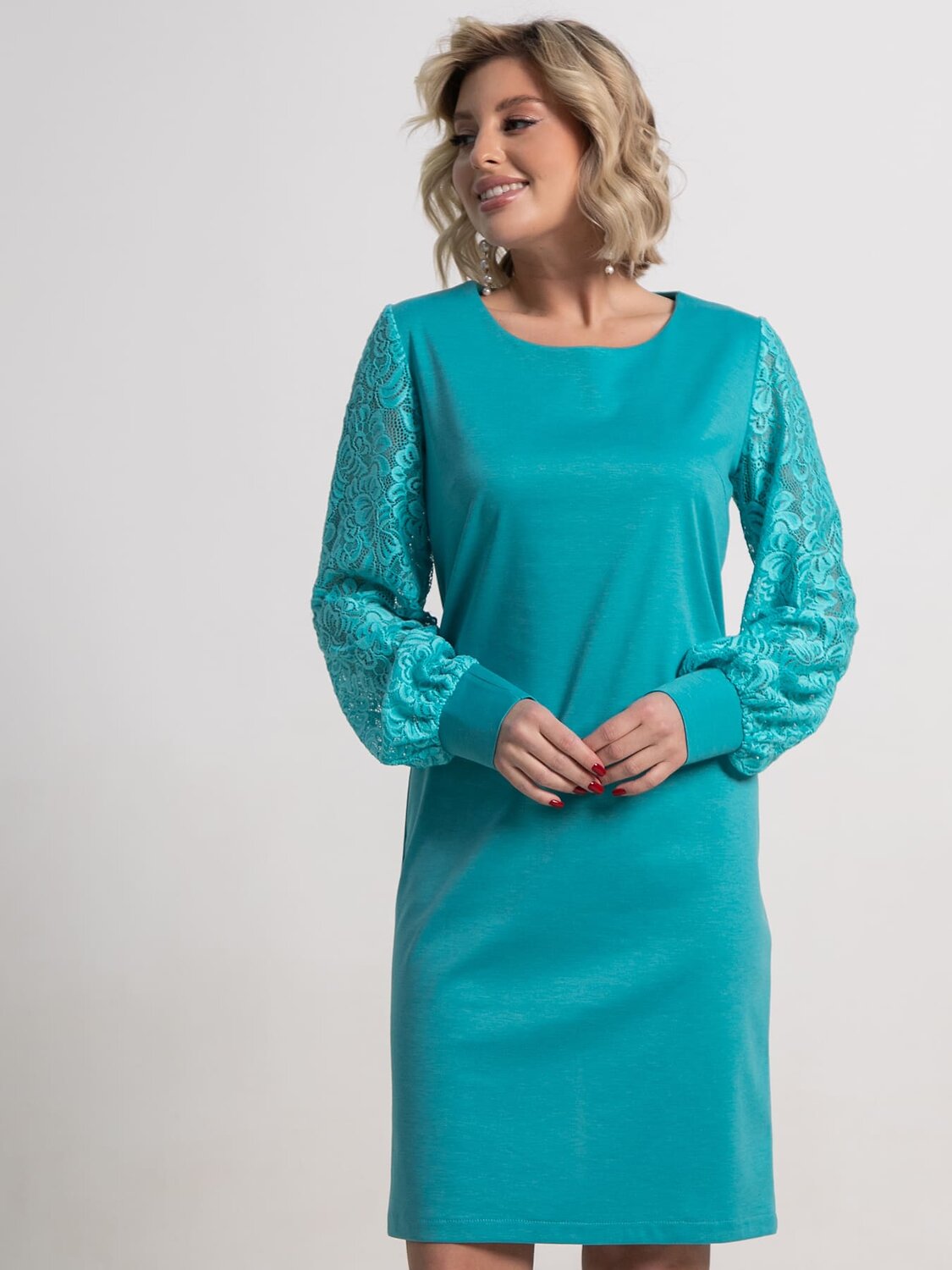 LT Collection Платье 583994 П15250-18М бирюзовый