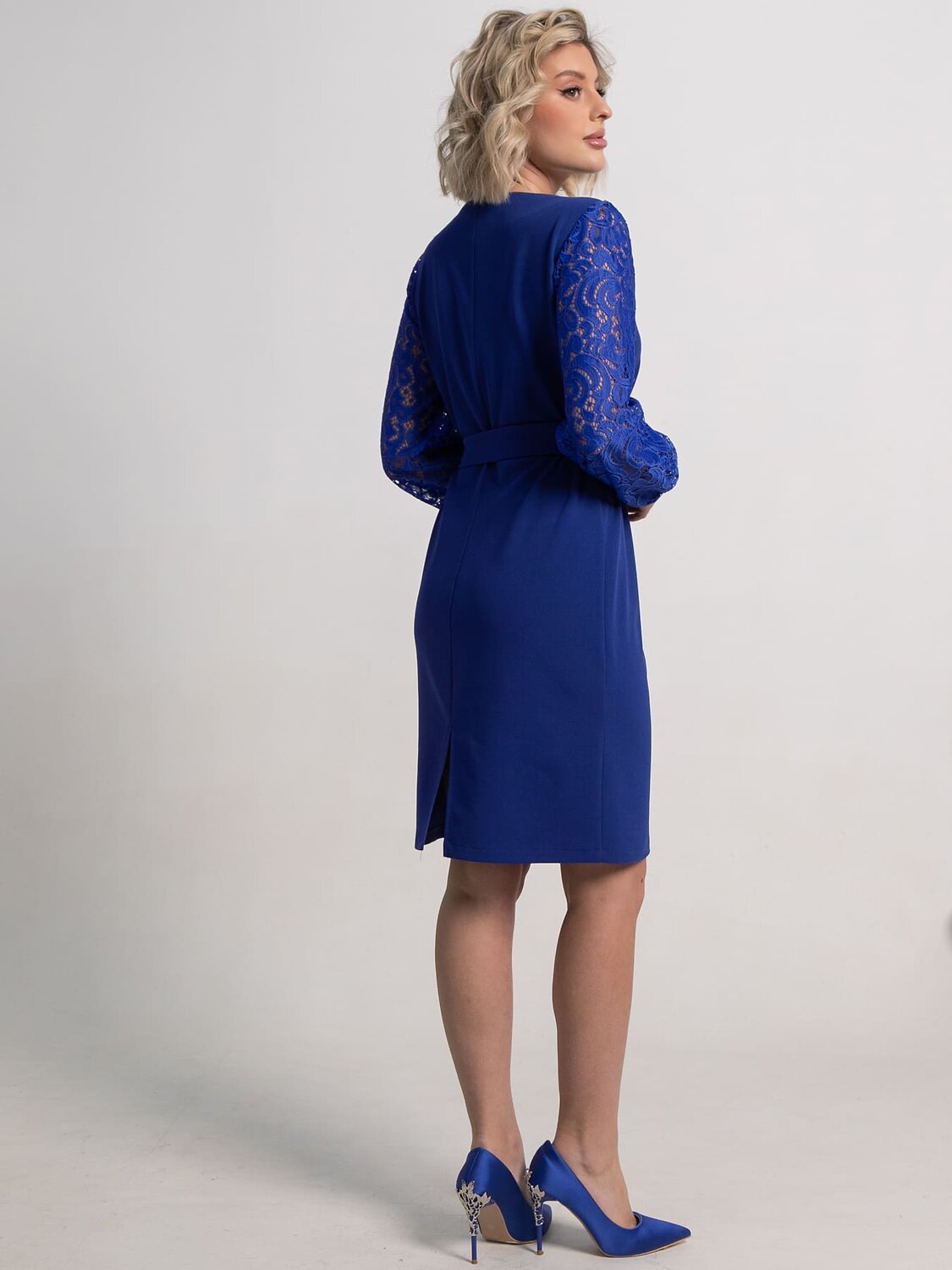 LT Collection Платье 583996 П15252-18М синий