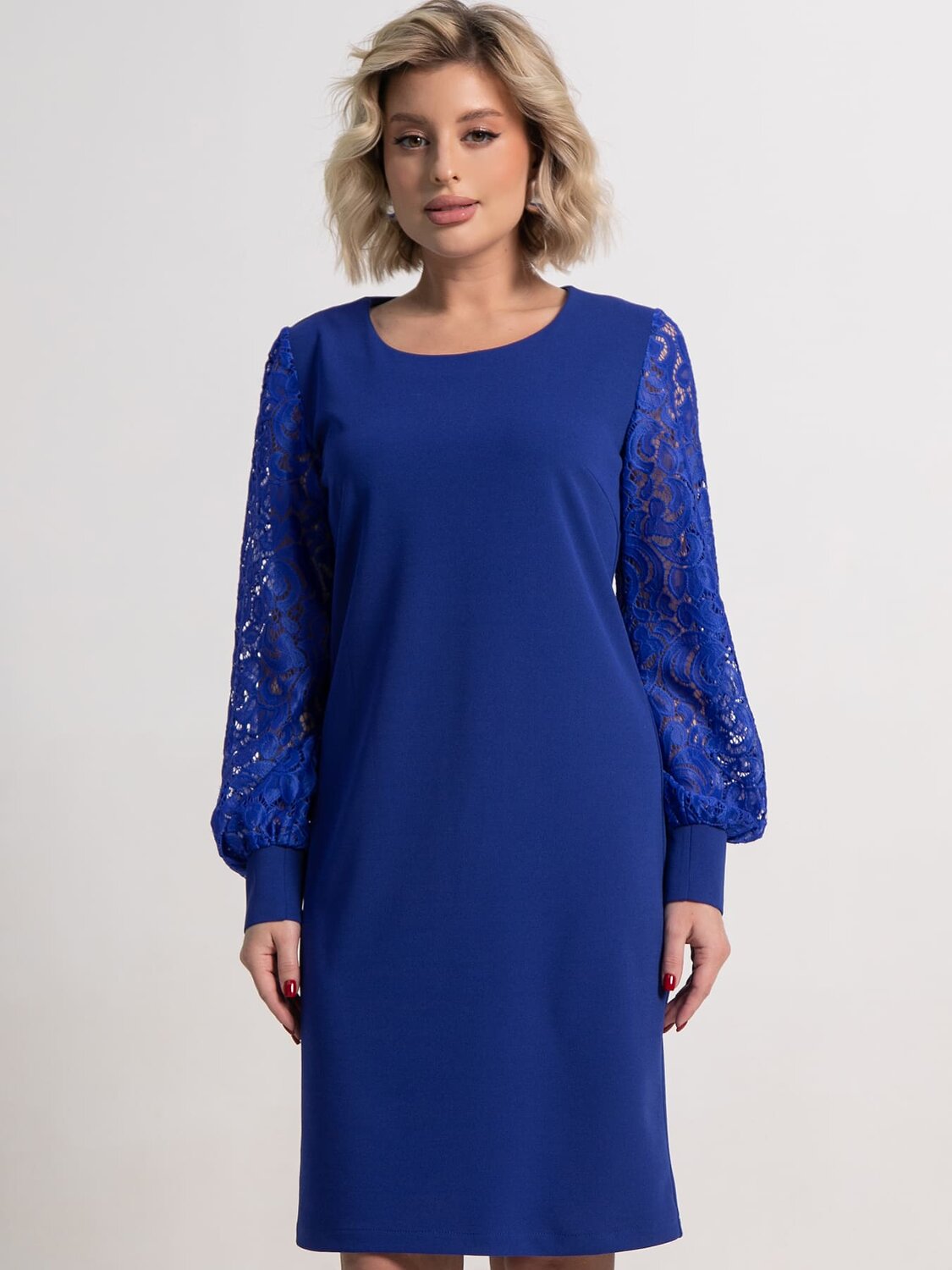 LT Collection Платье 583996 П15252-18М синий