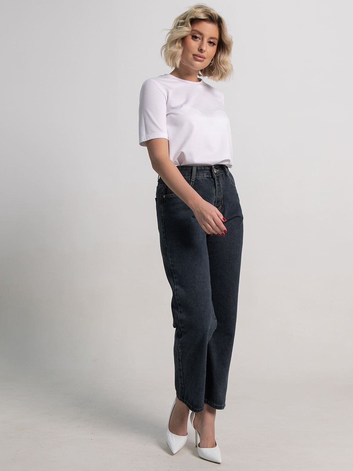 LT Collection Джинсы 584004 Б15283-13М синий