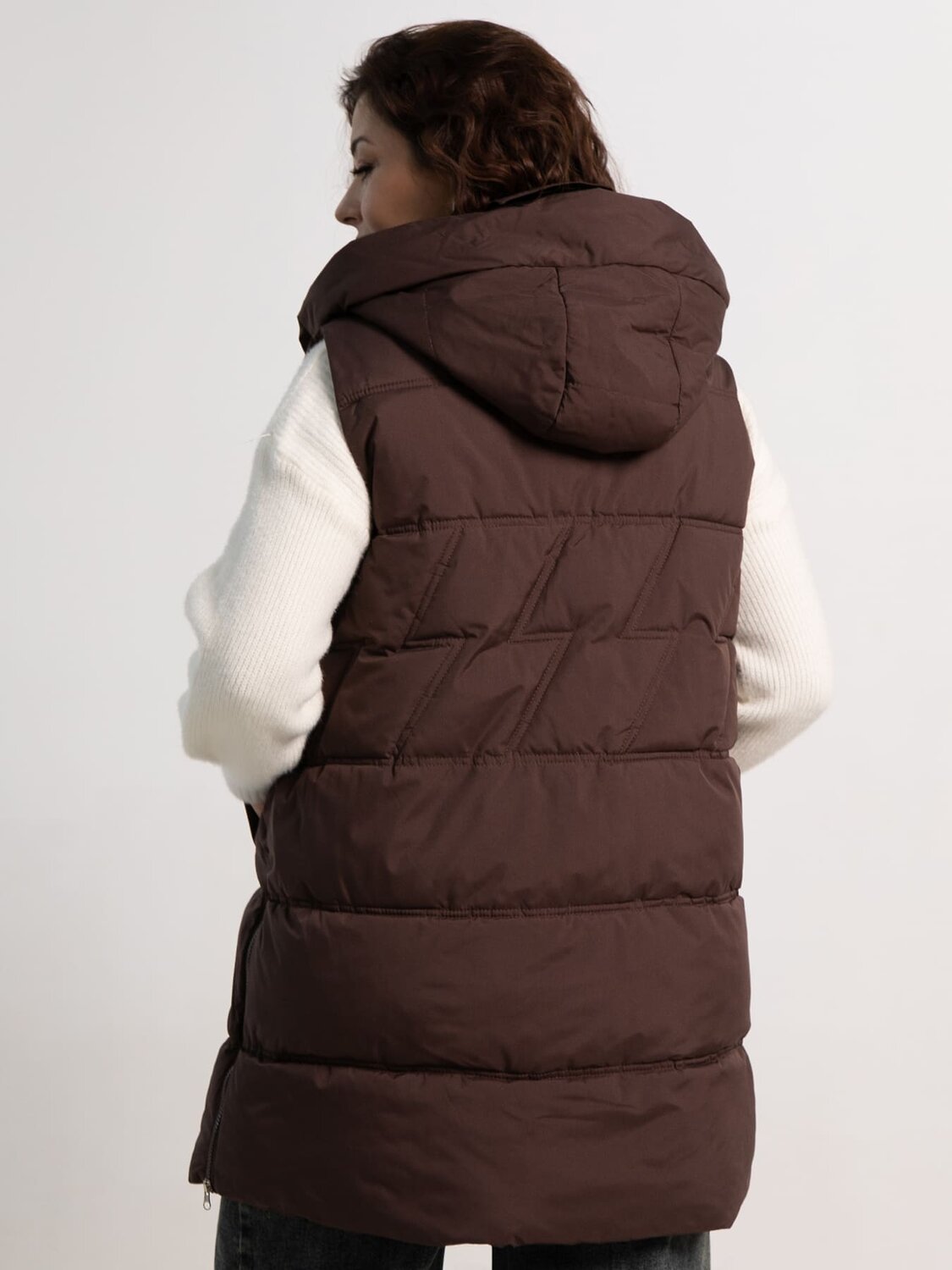 LT Collection Жилет 584010 Б15304-18М коричневый