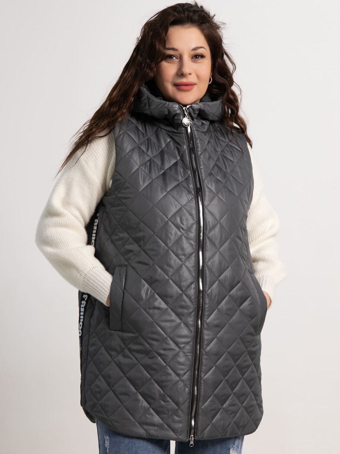 LT Collection Жилет 584016 Б15320-18М темно-серый