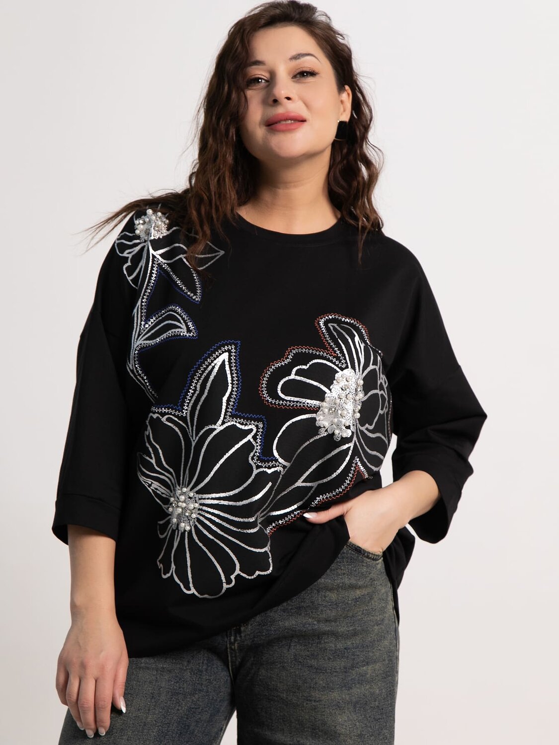 LT Collection Блуза 584017 Б15311-18М черный