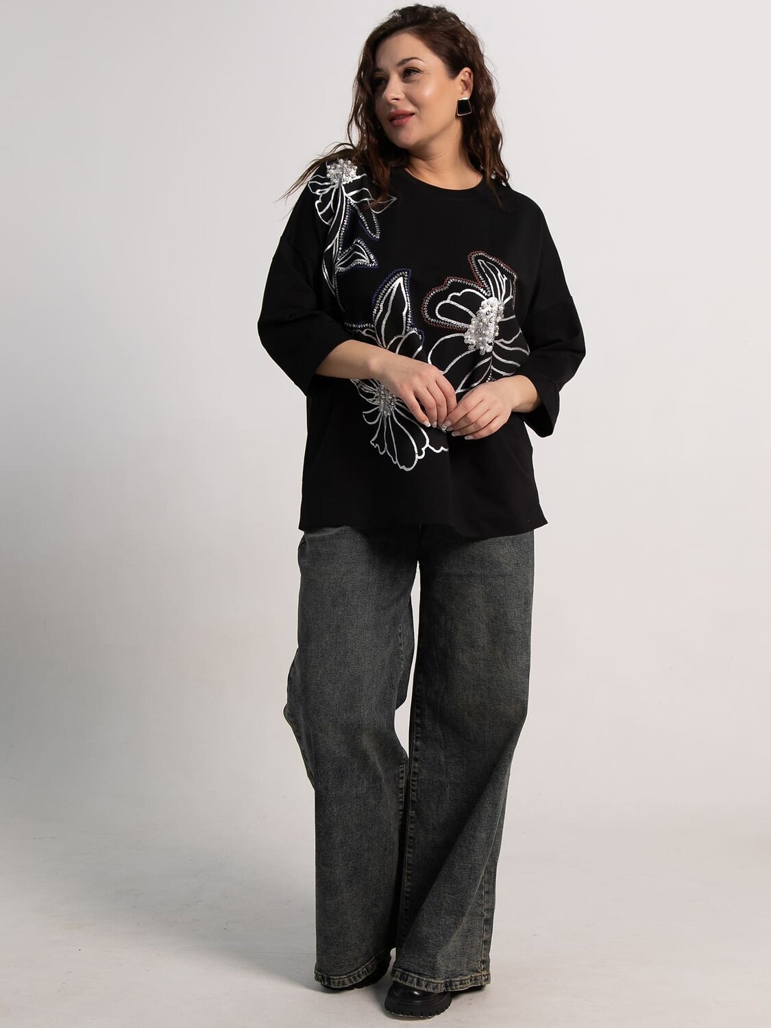 LT Collection Блуза 584017 Б15311-18М черный