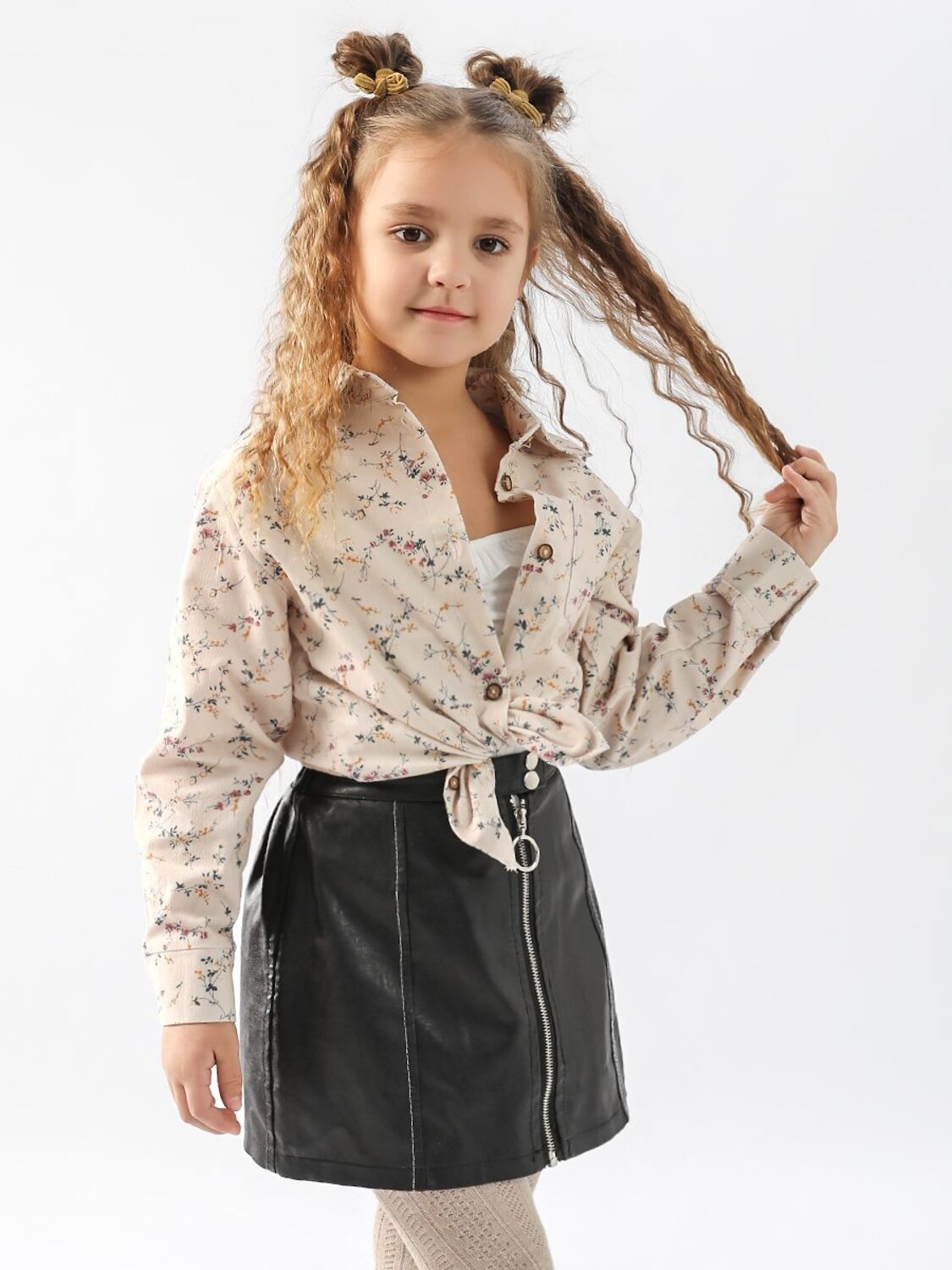 Соль&Перец Блузка 584040 SP1511 кремово-голубой