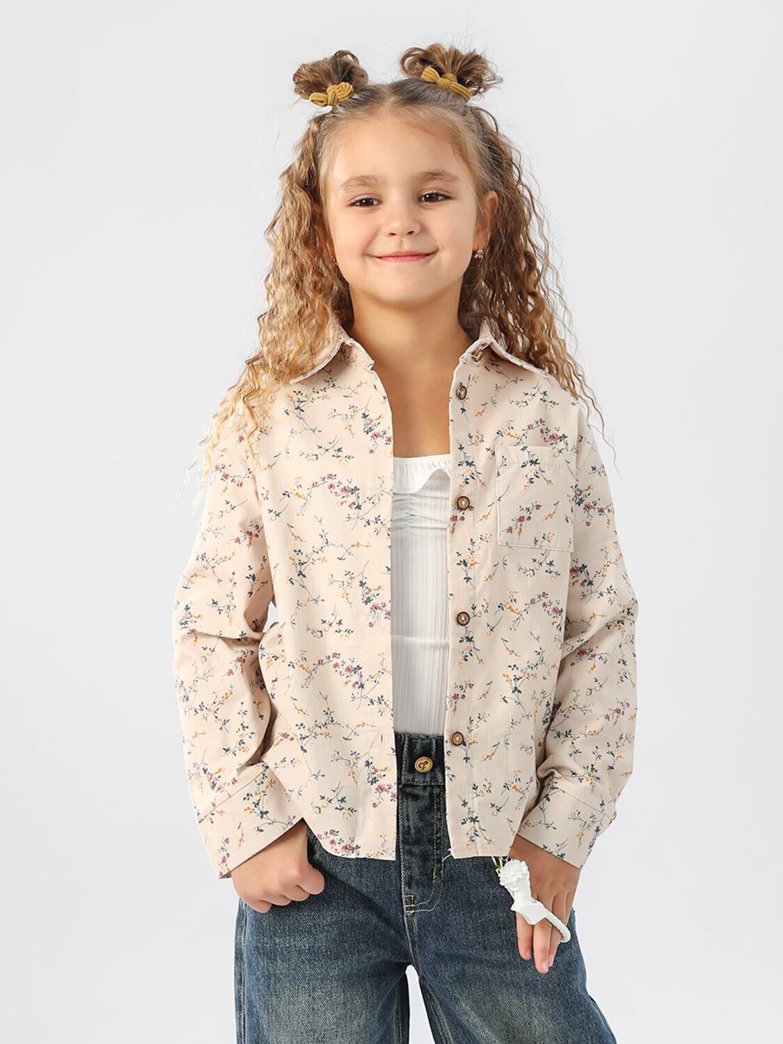 Соль&Перец Блузка 584040 SP1511 кремово-голубой