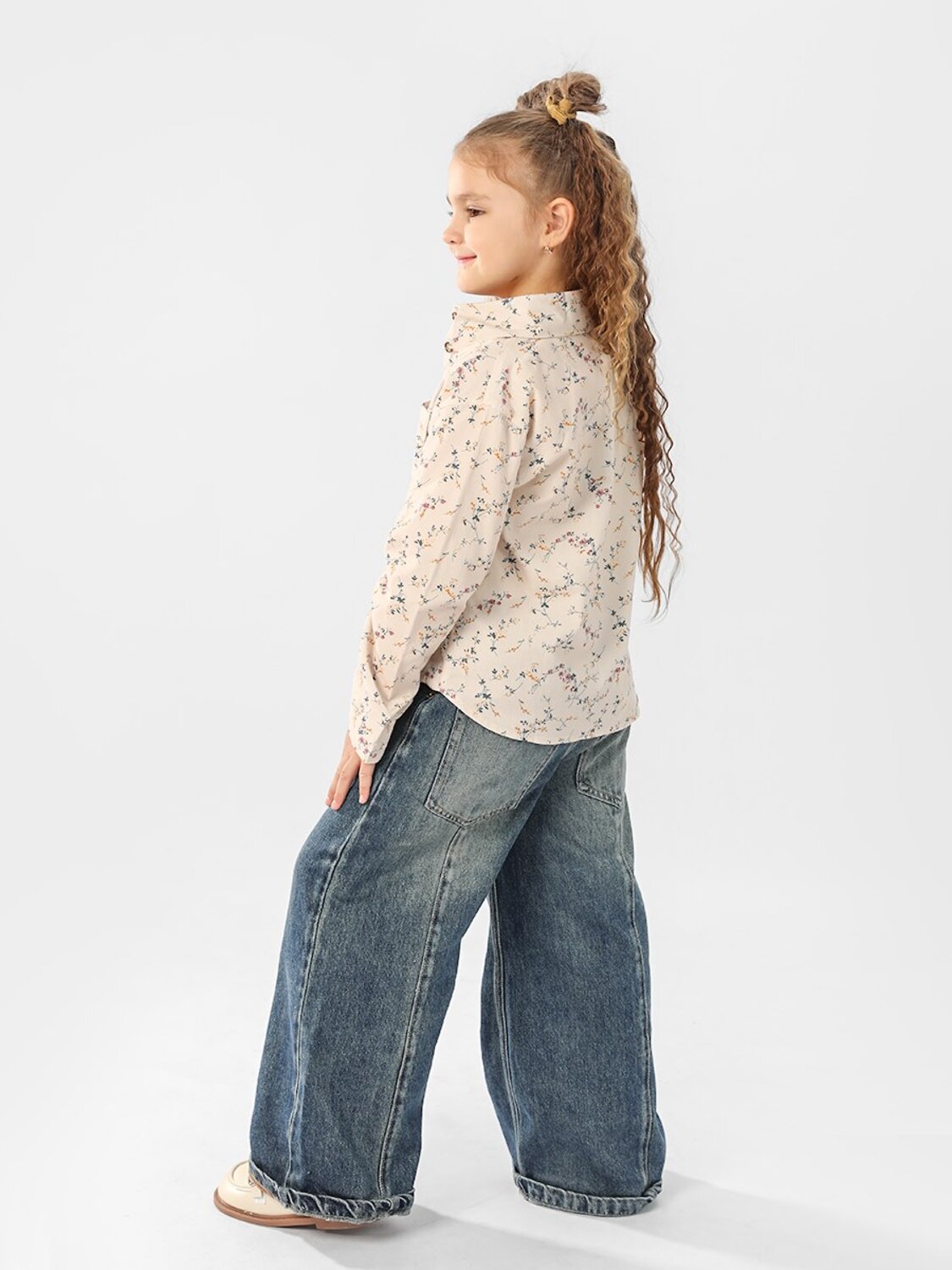 Соль&Перец Блузка 584040 SP1511 кремово-голубой