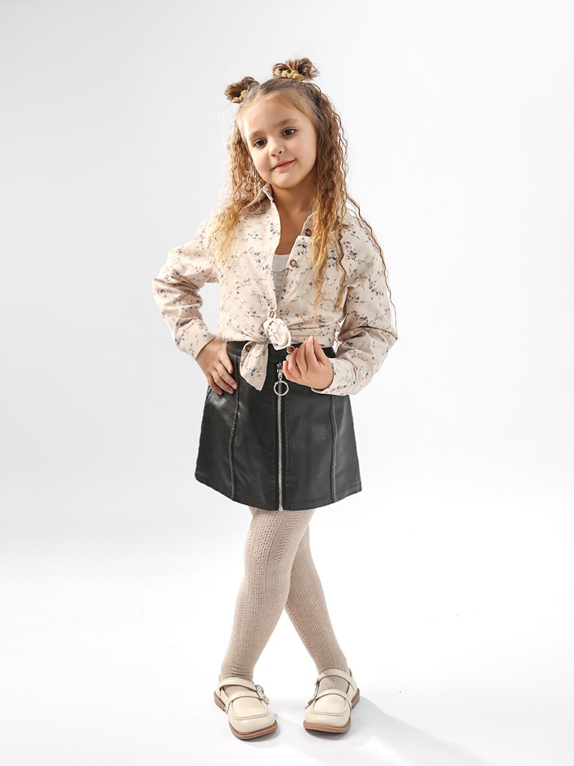 Соль&Перец Блузка 584040 SP1511 кремово-голубой