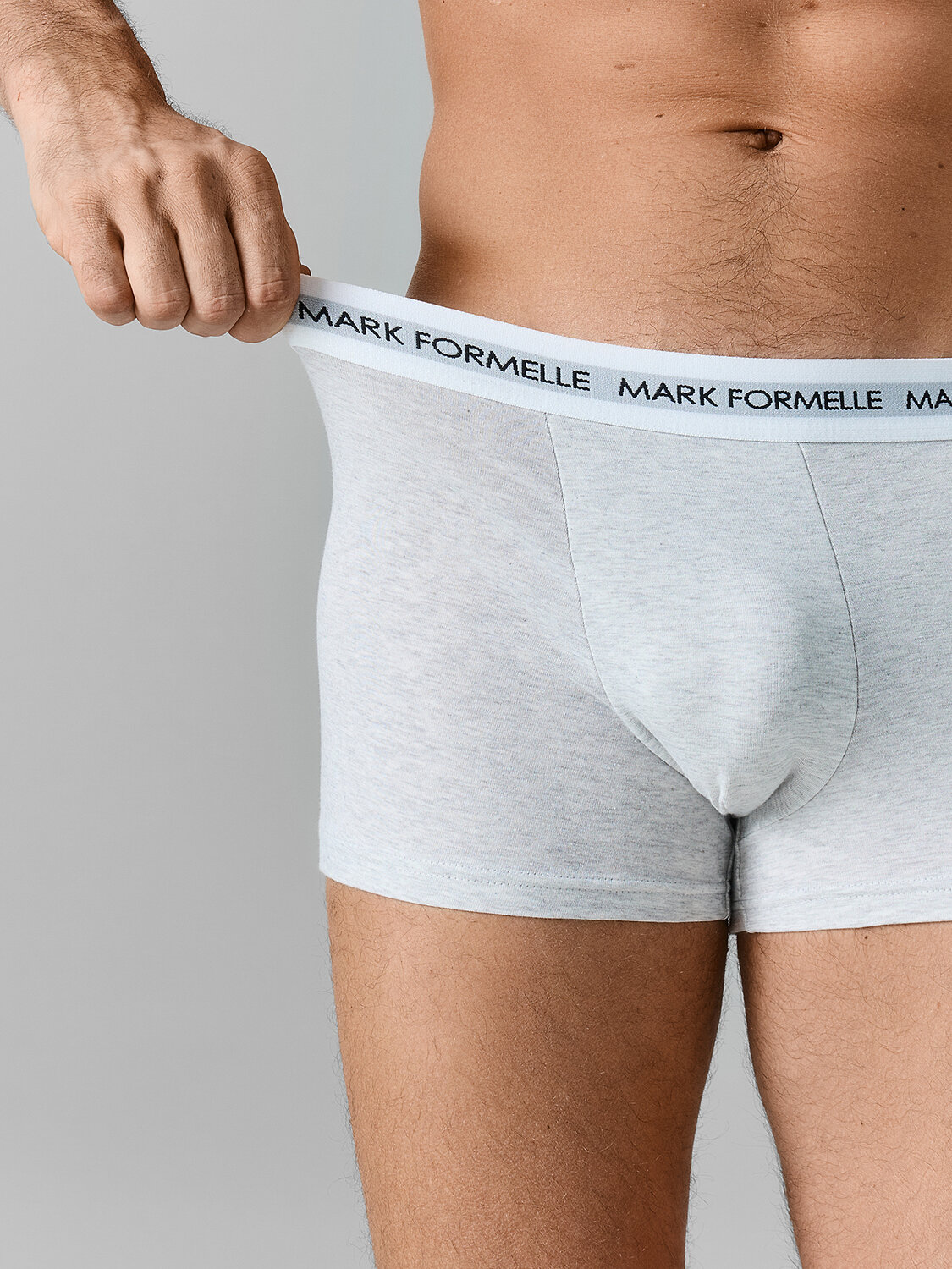 MARK FORMELLE Трусы 584074 411228-2 св.серый меланж +графит